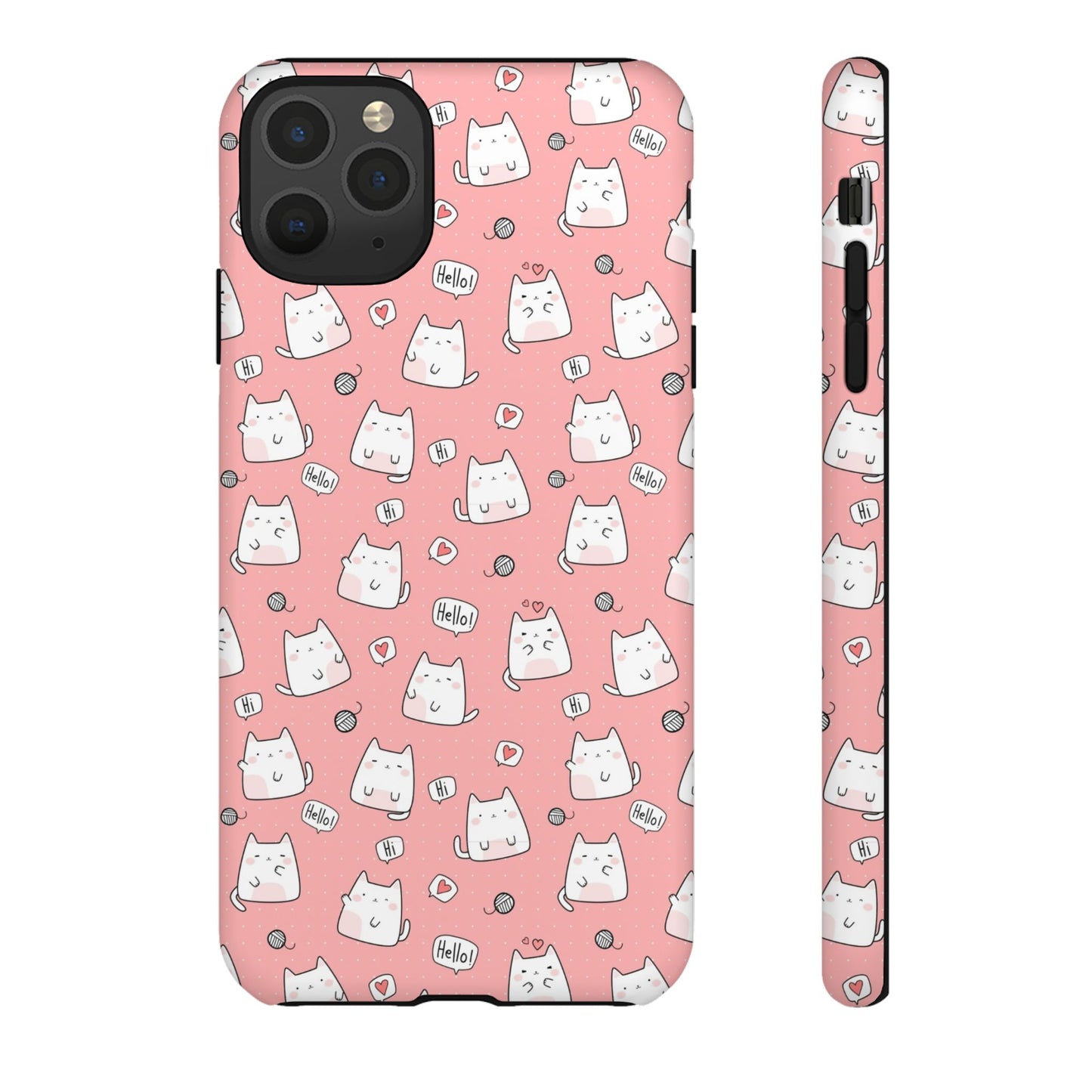 Tough Phone Case, Durable Glossy Cover, Trendy Stylish Design, Cute Protection for Smartphones