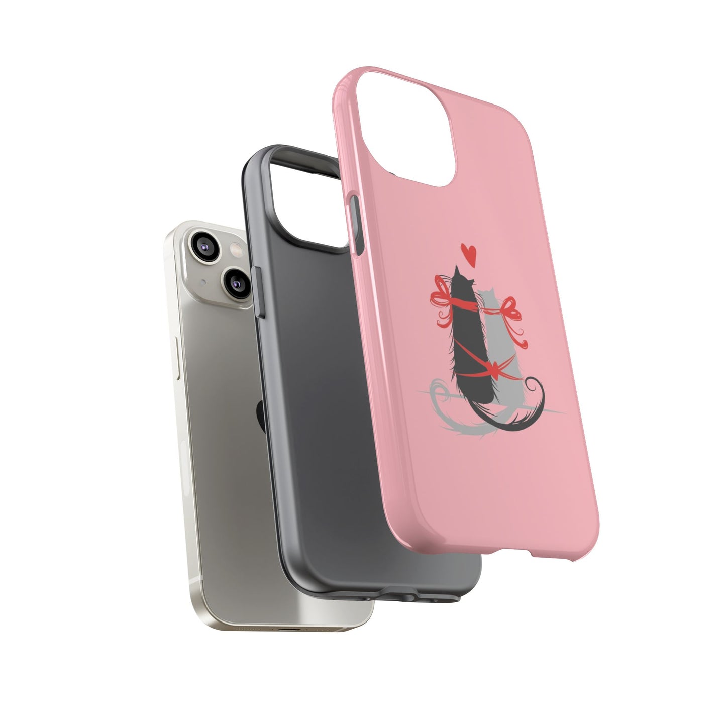 Cute Tough Phone Case, Trendy Glossy Finish, Durable and Fashionable, Stylish Everyday Cover, Smartphone Protection