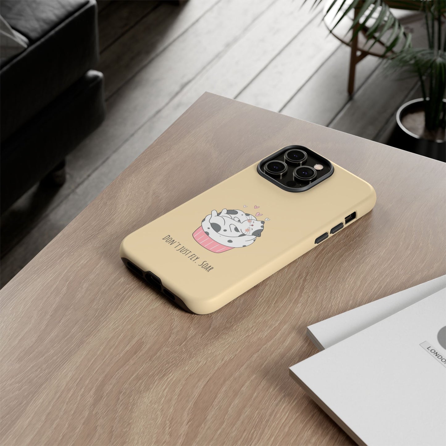 Tough Phone Case, Glossy Cute Design, Durable and Stylish, Trendy Smartphone Cover for Daily Use