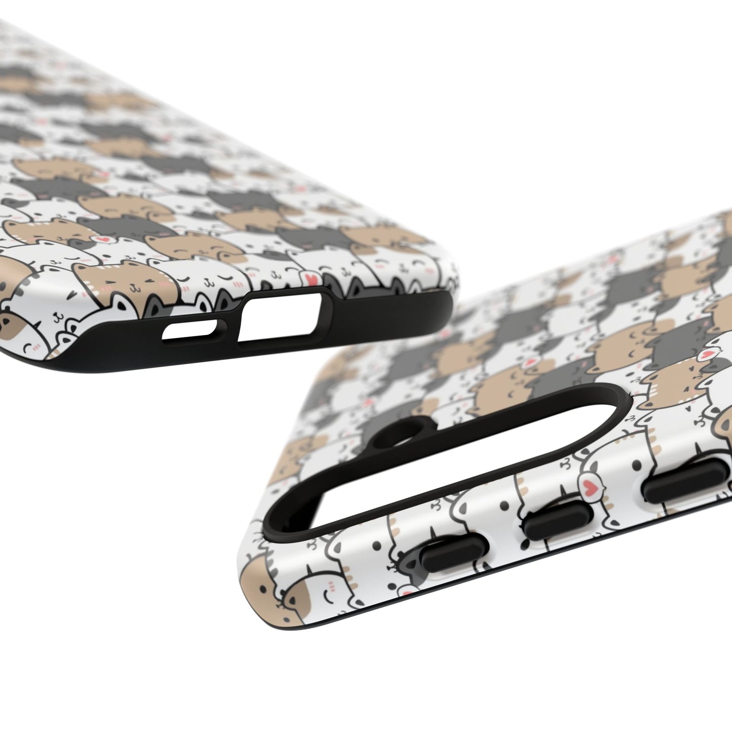 Tough Phone Case, Glossy Cute Finish, Durable and Stylish Design, Trendy Smartphone Protection