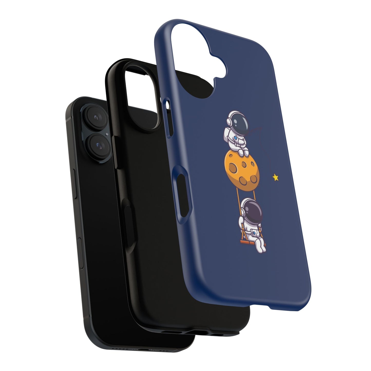 Astronaut Adventure Phone Case - Galaxy Design with Space Explorers