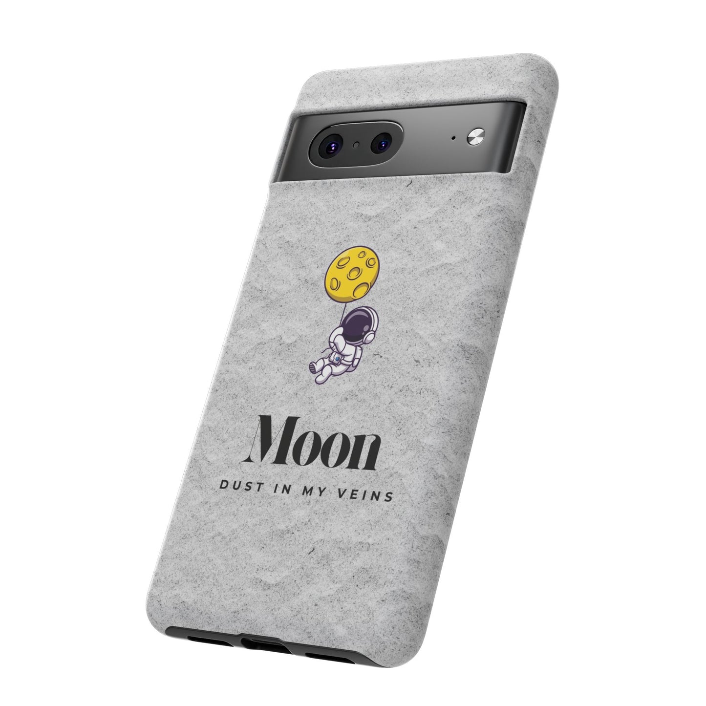 Astronaut Moon Phone Case - "Dust in My Veins" Durable Tough Case