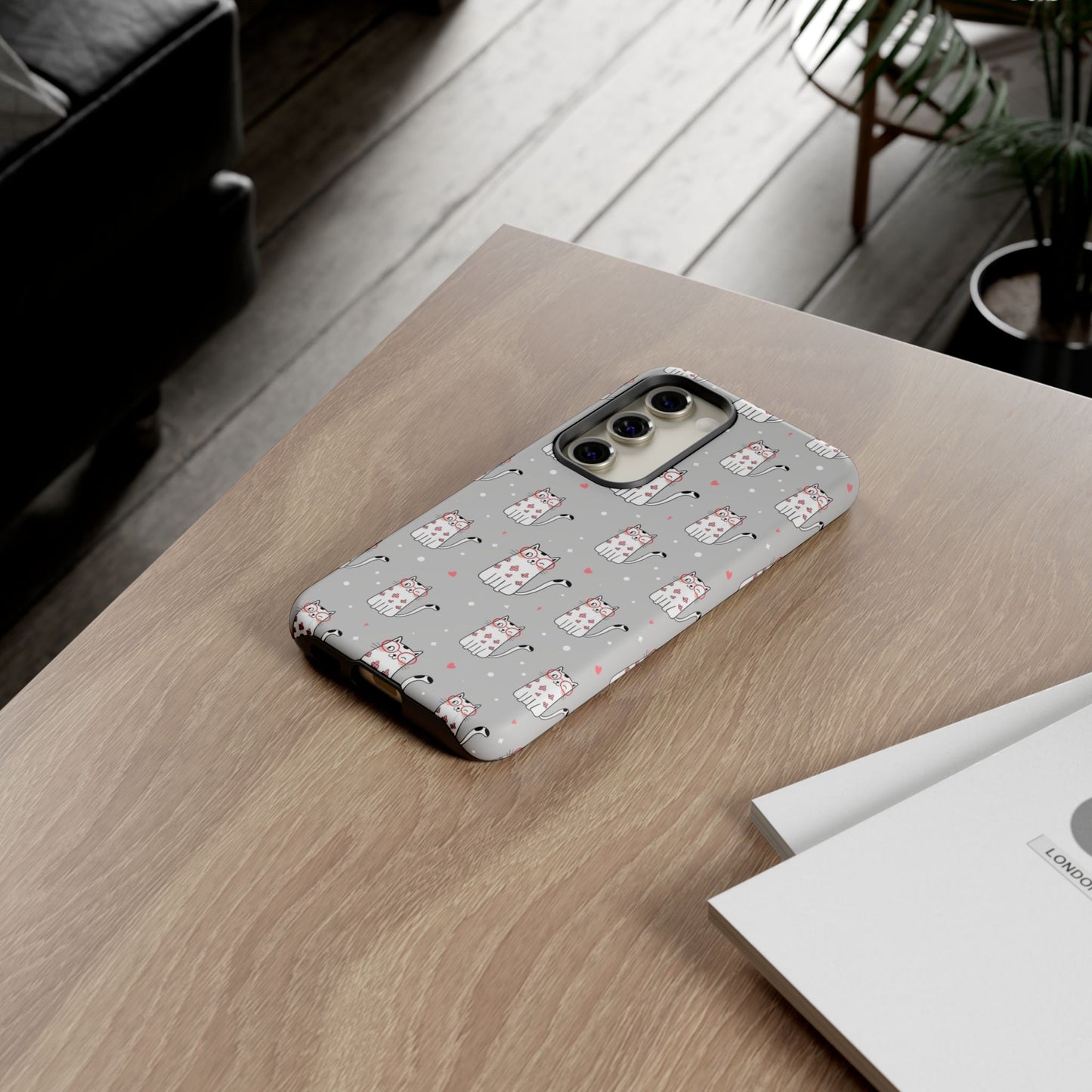 Durable Tough Phone Case, Stylish Glossy Cover, Trendy Cute Design, Perfect for Smartphone Use