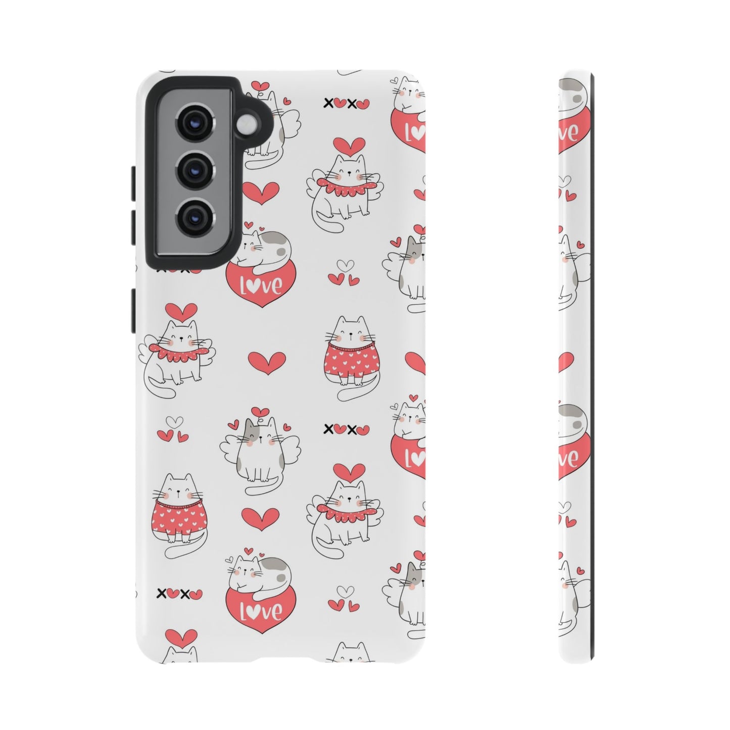 Durable Tough Phone Case, Trendy Glossy Cover, Stylish Cute Design, Perfect for Smartphone Protection