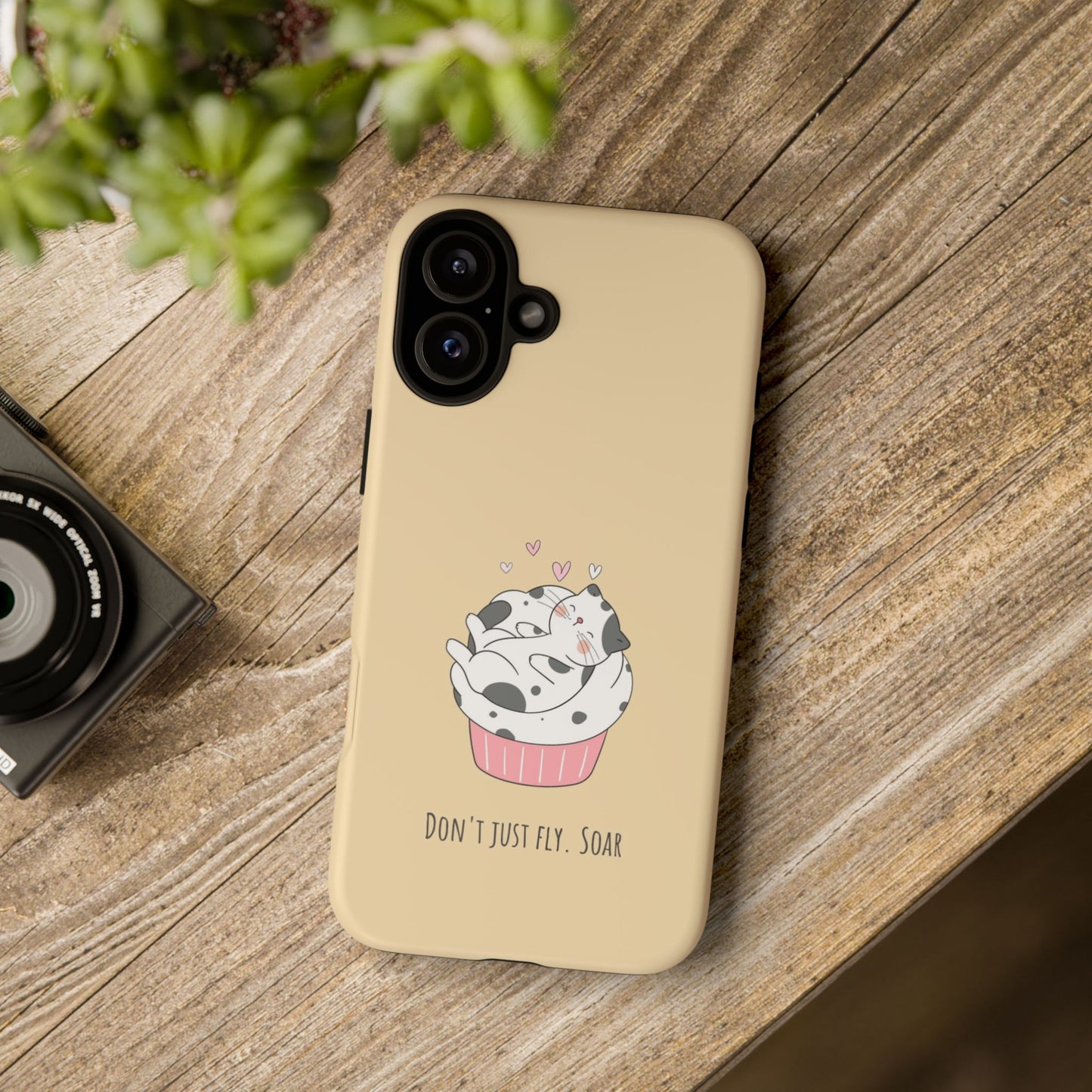 Tough Phone Case, Glossy Cute Design, Durable and Stylish, Trendy Smartphone Cover for Daily Use