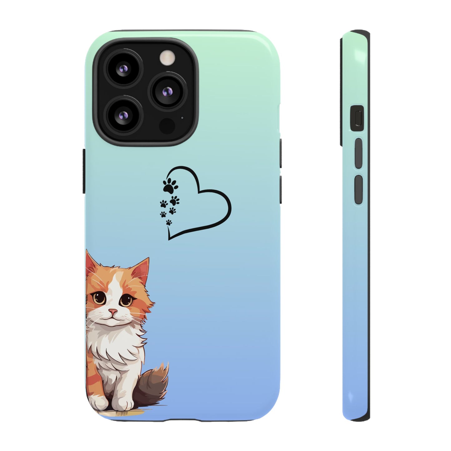 Trendy Tough Phone Case, Glossy Finish, Durable and Stylish, Cute Design for Smartphone Protection