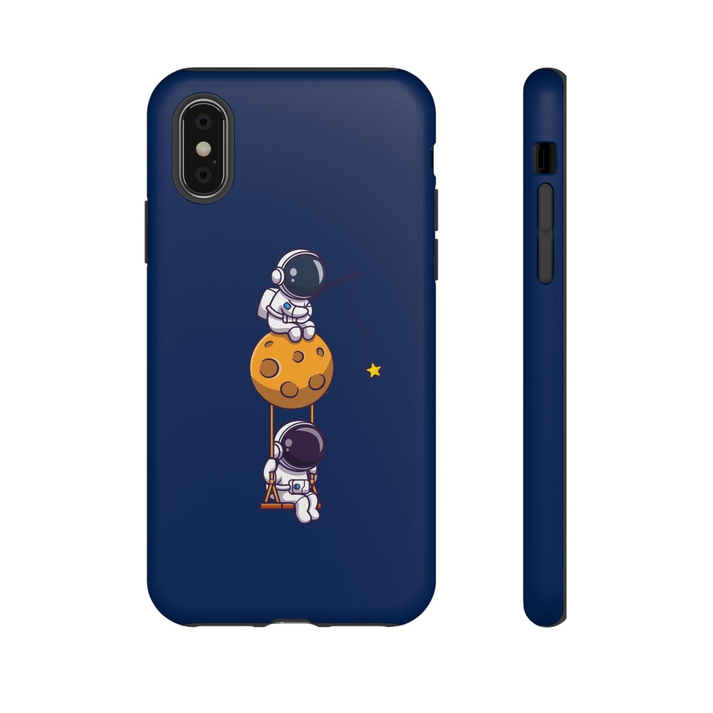 Astronaut Adventure Phone Case - Galaxy Design with Space Explorers