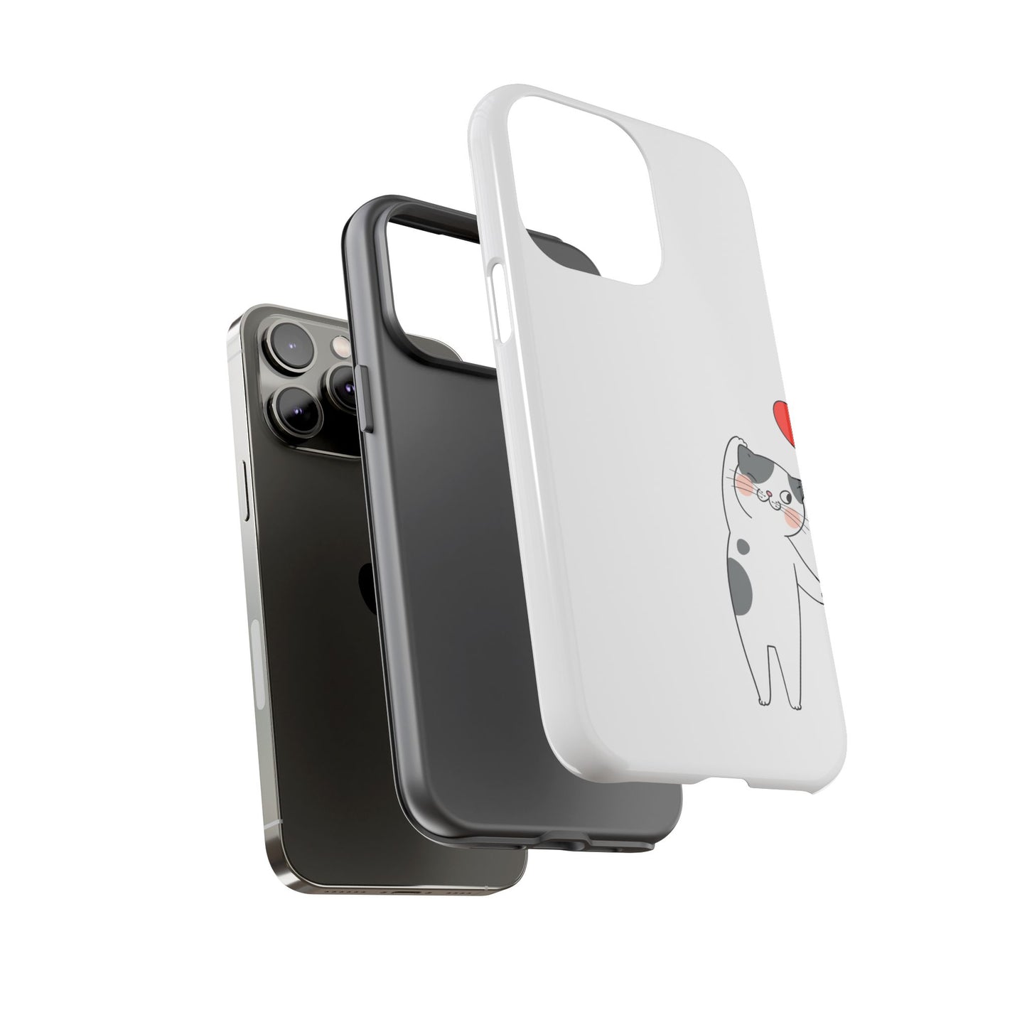 Tough Phone Case, Durable and Trendy Glossy Finish, Cute Stylish Design, Everyday Smartphone Protection