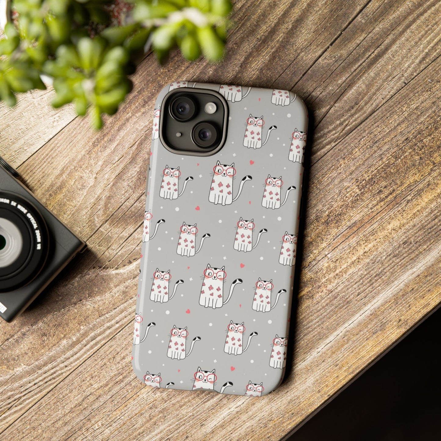 Durable Tough Phone Case, Stylish Glossy Cover, Trendy Cute Design, Perfect for Smartphone Use