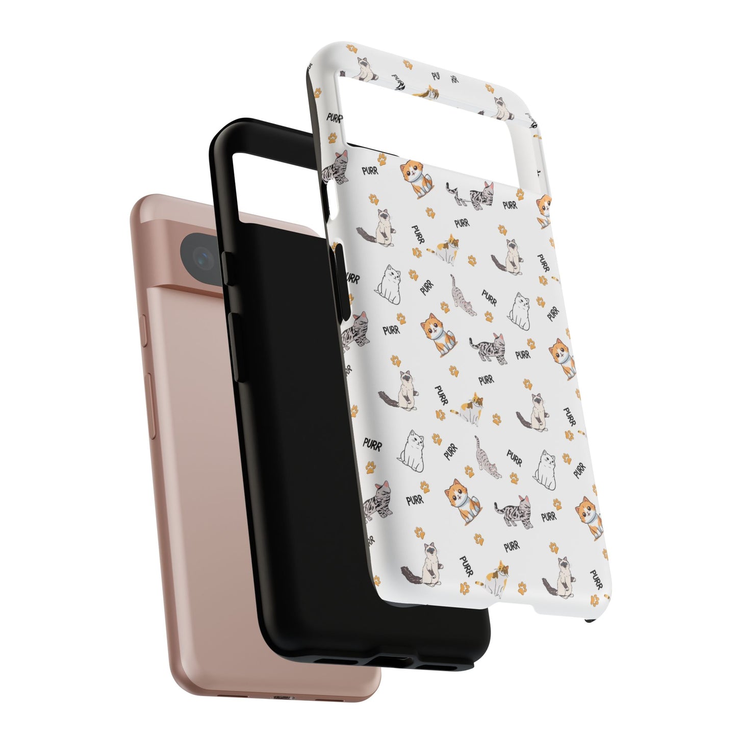 Tough Phone Case, Glossy Finish, Trendy and Cute, Durable Smartphone Protection for Daily Us