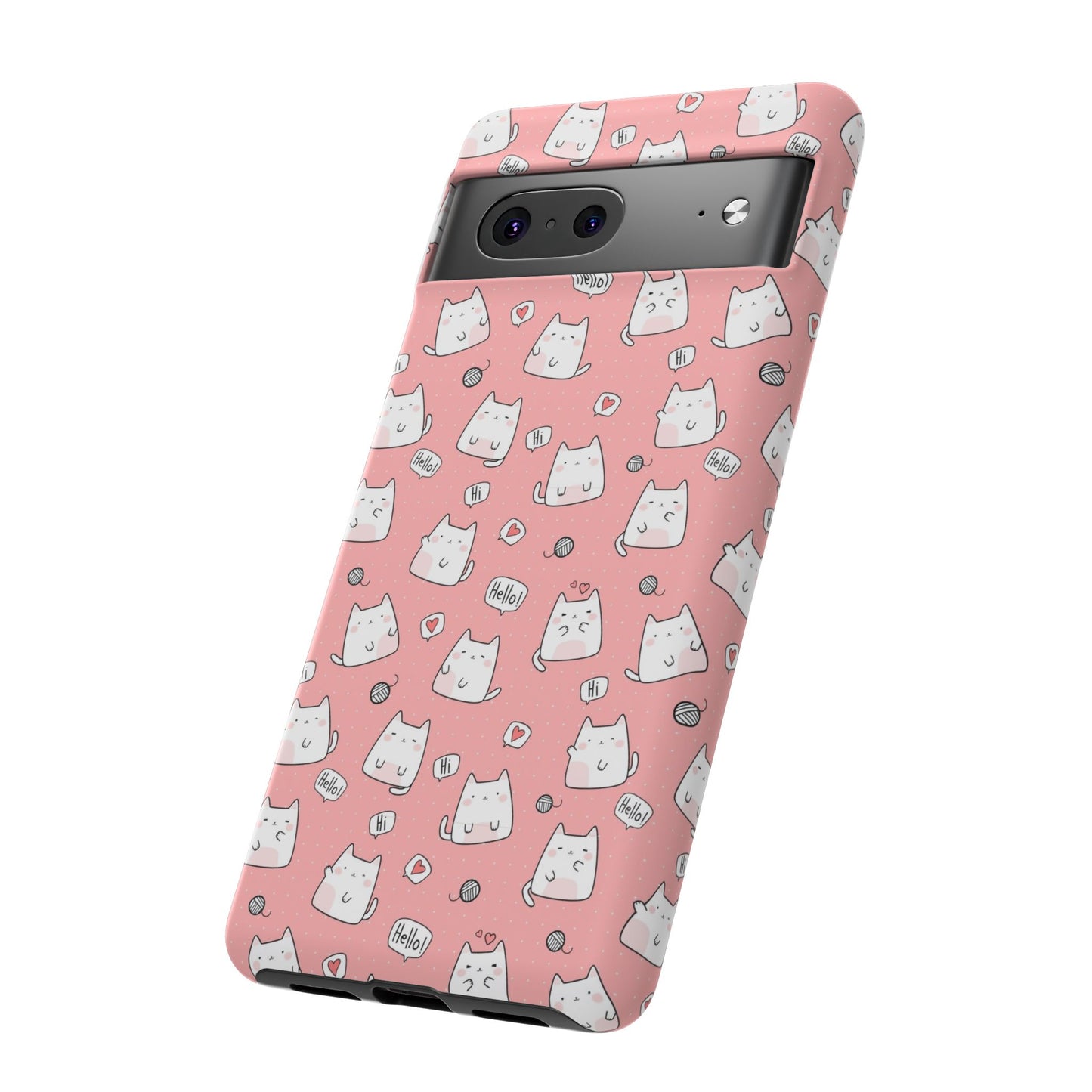 Tough Phone Case, Durable Glossy Cover, Trendy Stylish Design, Cute Protection for Smartphones