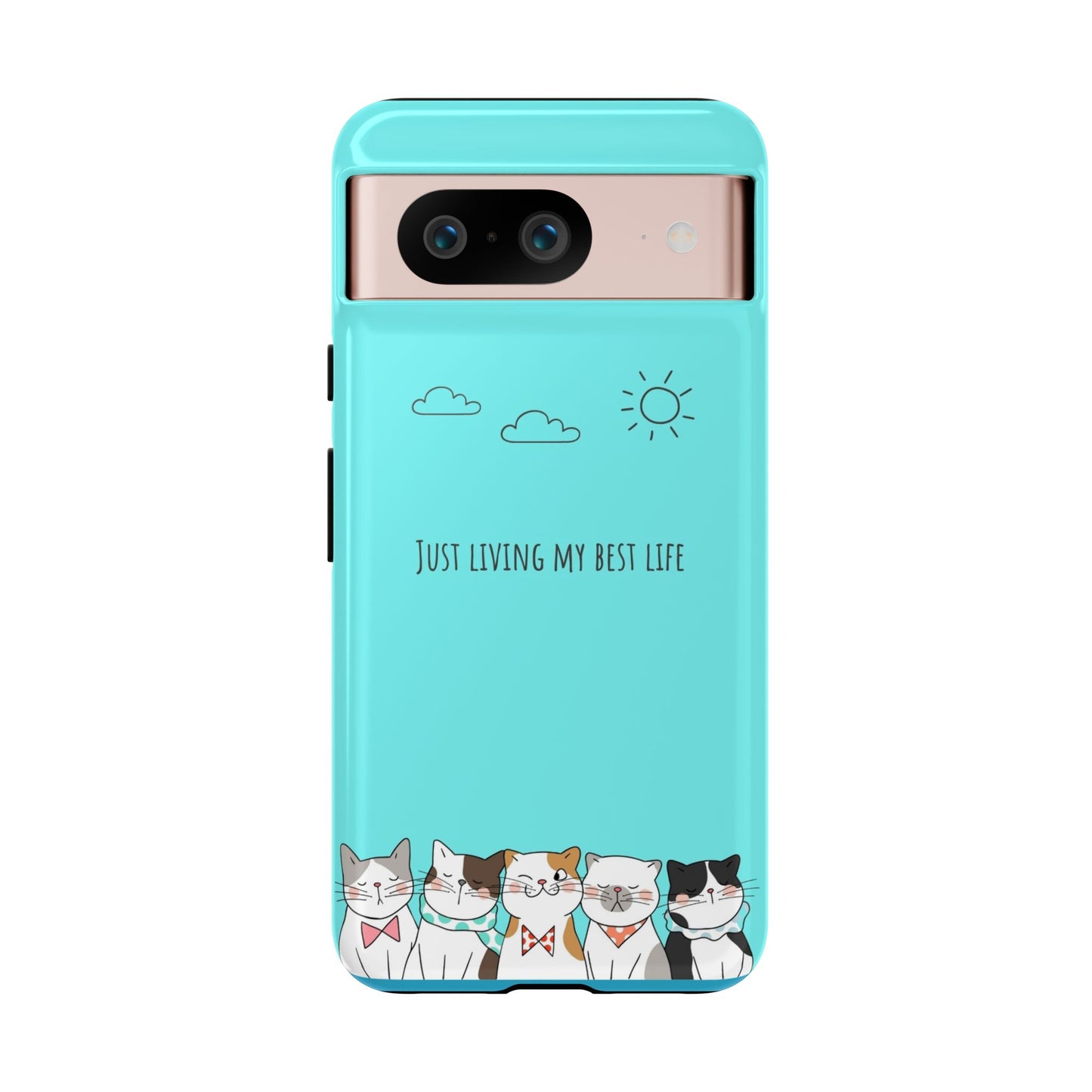 Durable Tough Phone Case, Stylish Trendy Glossy Finish, Cute Design for Smartphone Protection