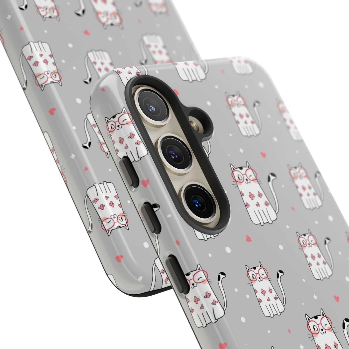 Durable Tough Phone Case, Stylish Glossy Cover, Trendy Cute Design, Perfect for Smartphone Use