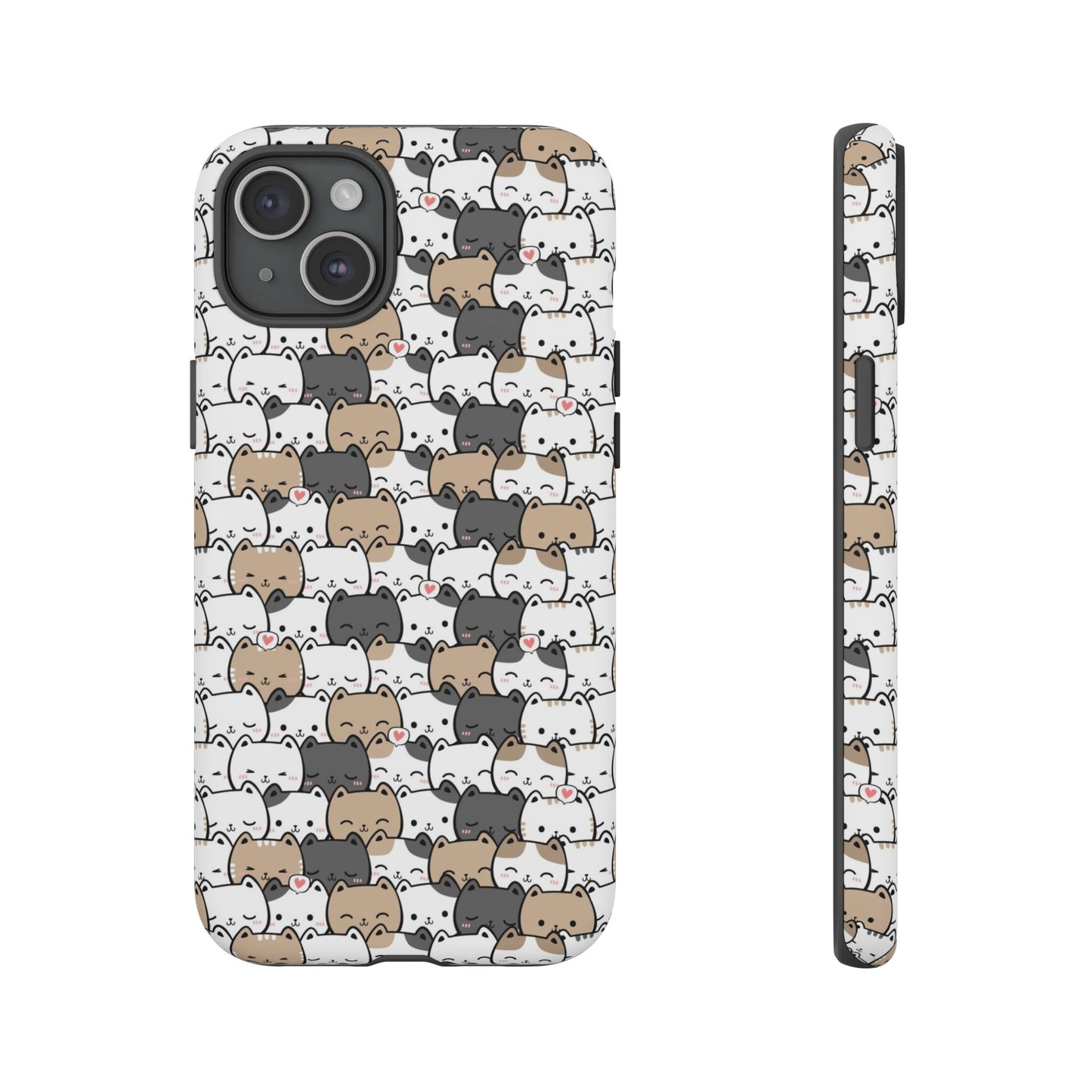 Tough Phone Case, Glossy Cute Finish, Durable and Stylish Design, Trendy Smartphone Protection