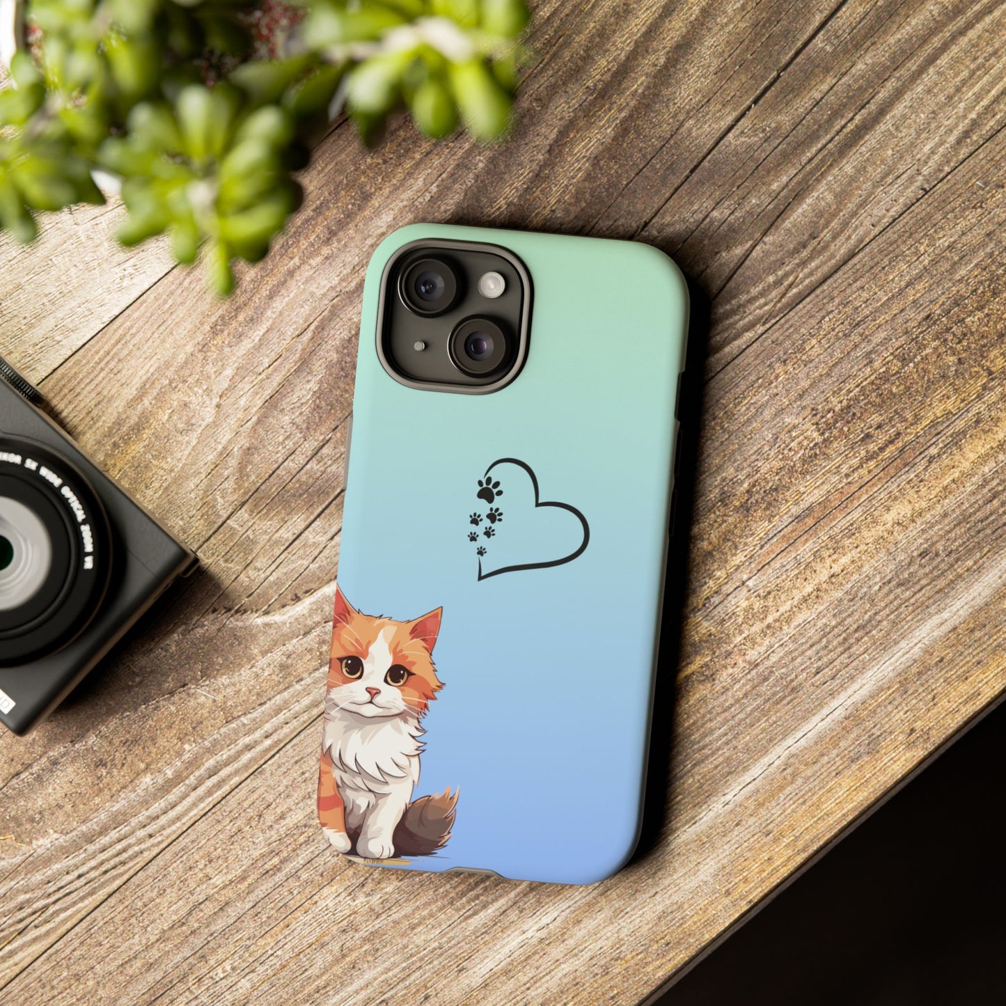 Trendy Tough Phone Case, Glossy Finish, Durable and Stylish, Cute Design for Smartphone Protection