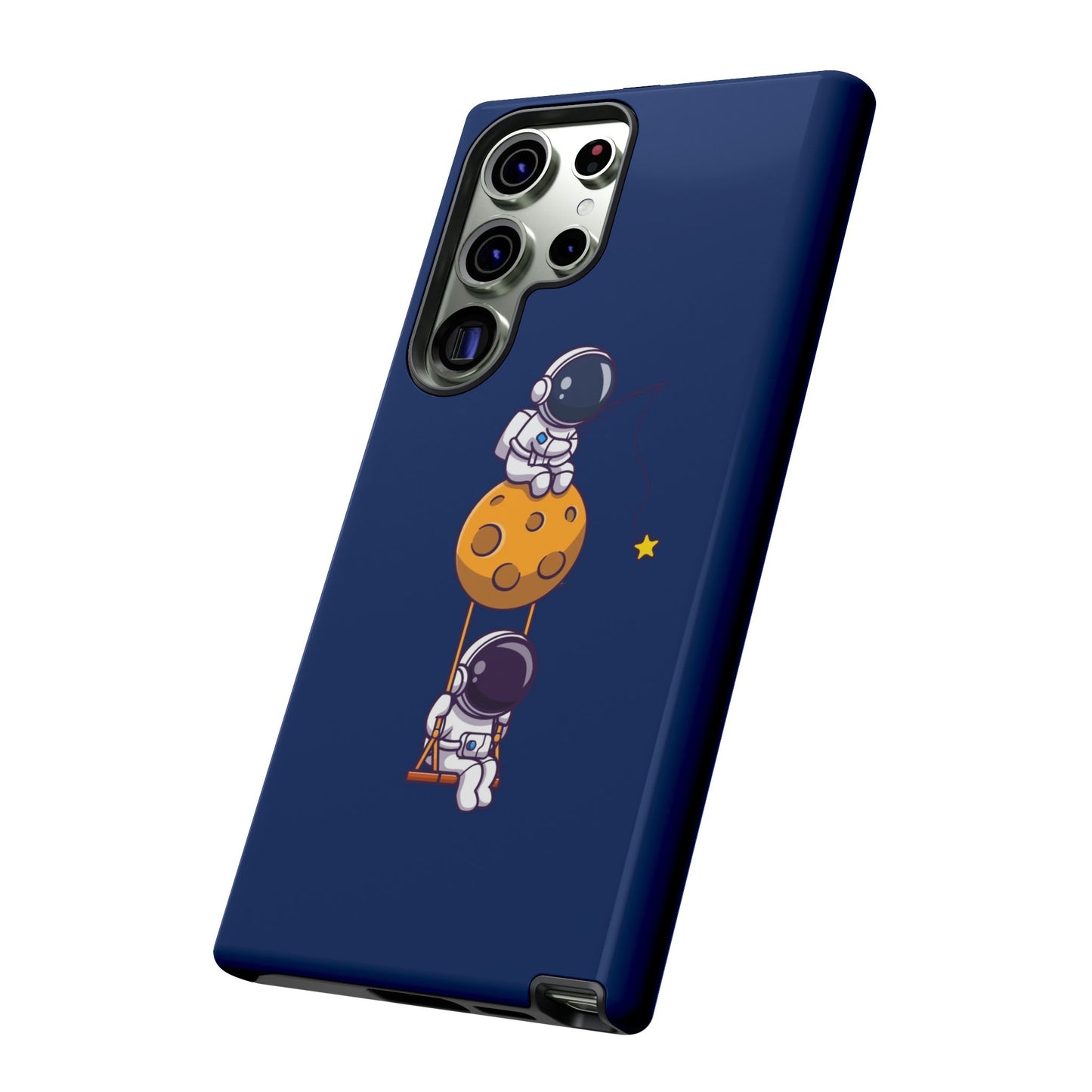 Astronaut Adventure Phone Case - Galaxy Design with Space Explorers
