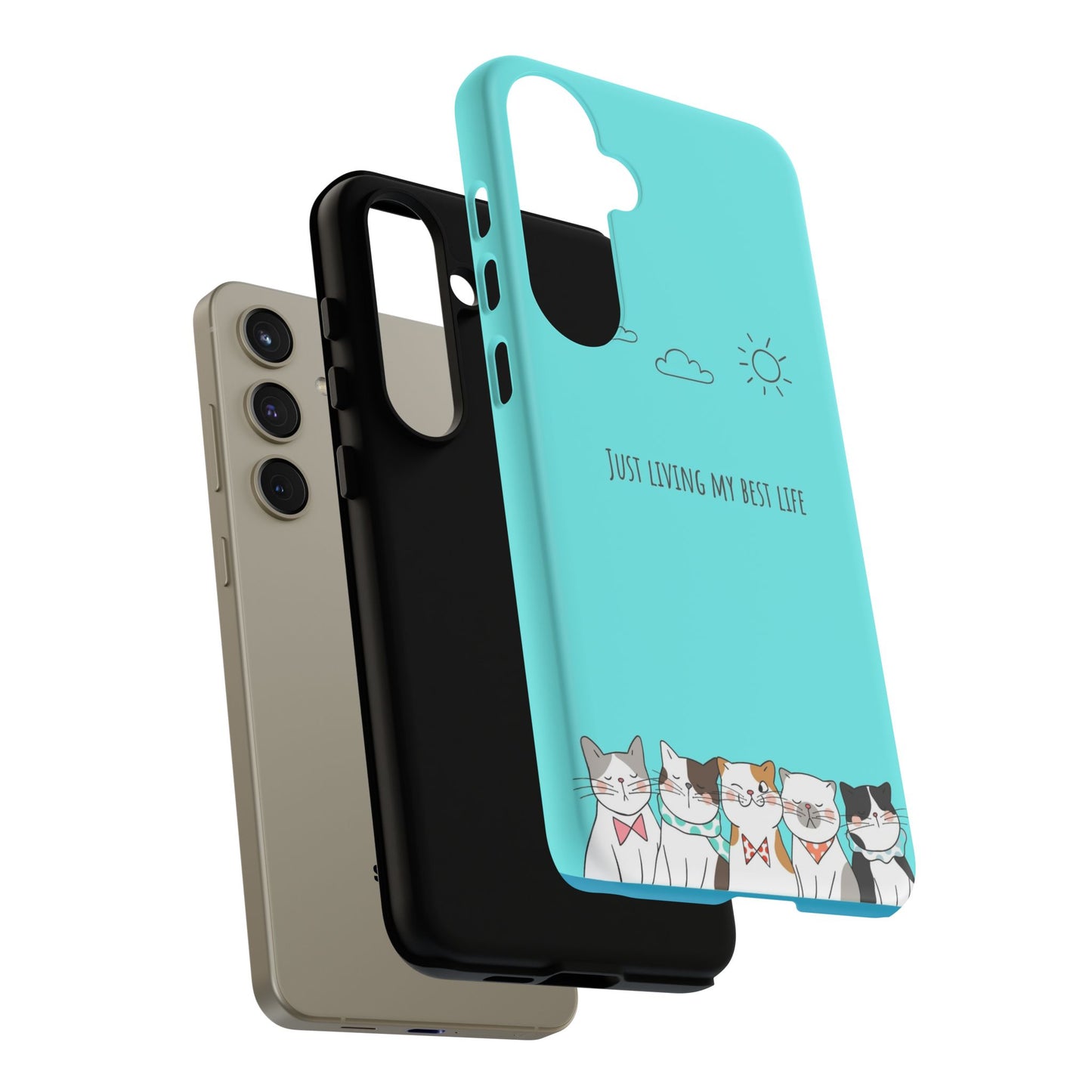 Durable Tough Phone Case, Stylish Trendy Glossy Finish, Cute Design for Smartphone Protection