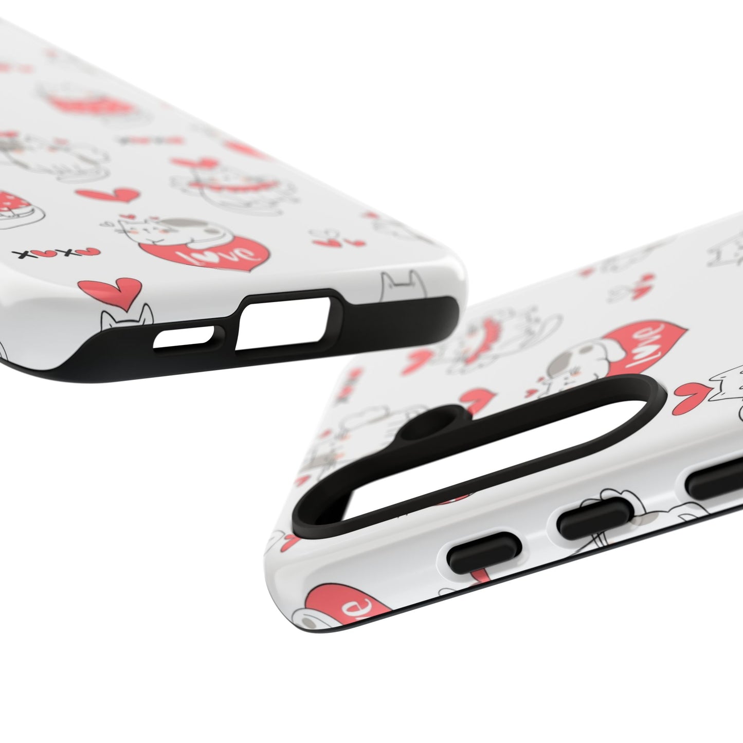 Durable Tough Phone Case, Trendy Glossy Cover, Stylish Cute Design, Perfect for Smartphone Protection