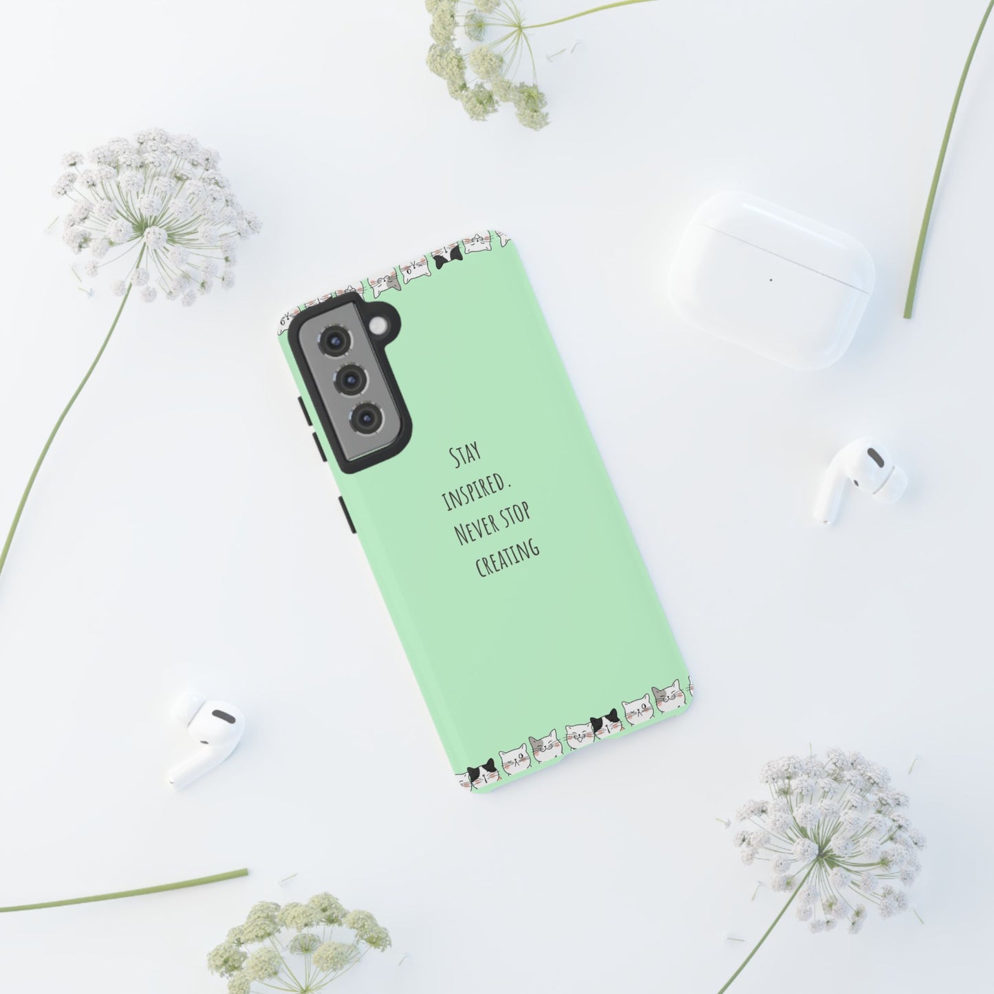 Tough Phone Case, Trendy Durable Glossy Finish, Stylish and Cute Smartphone Cover for Daily Use