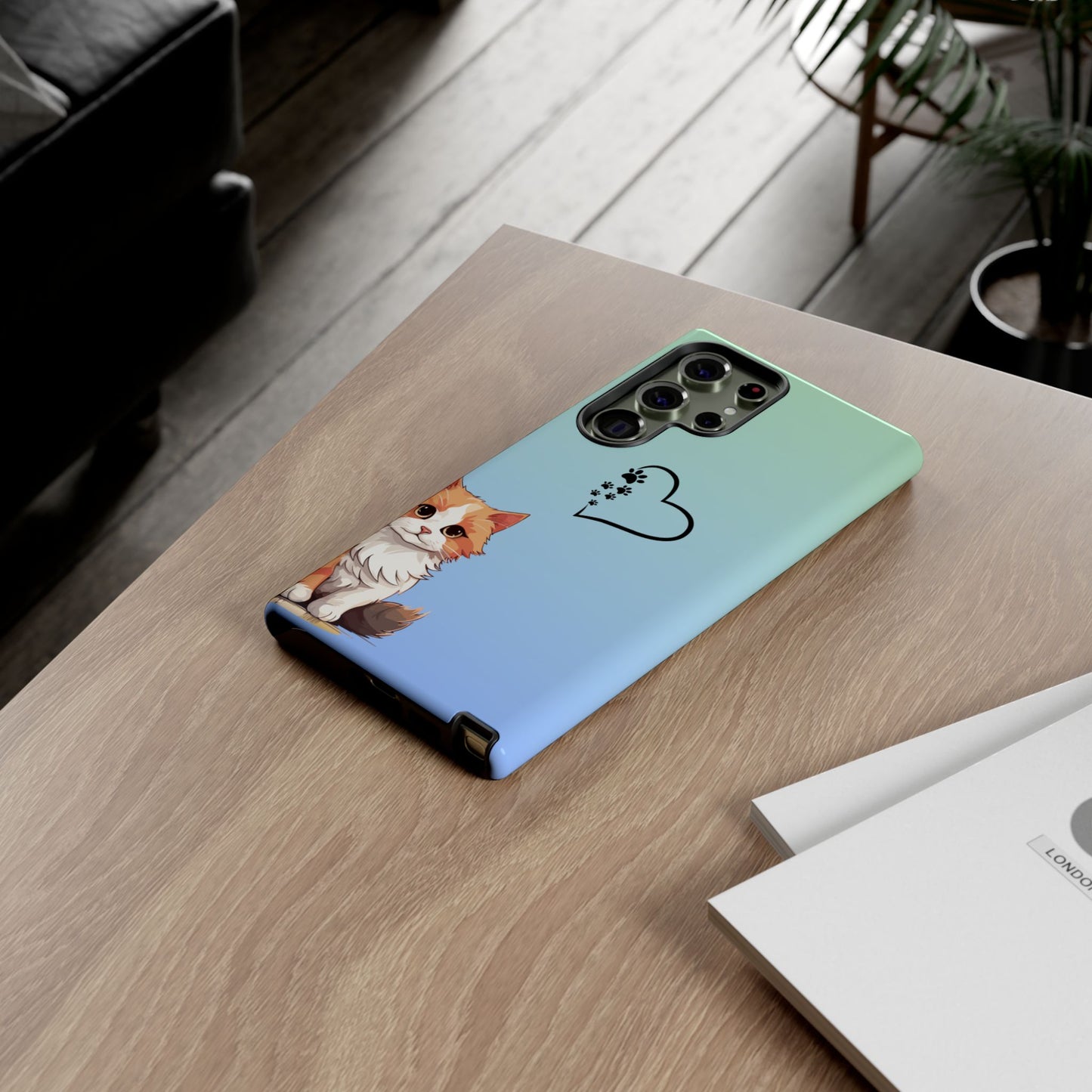Trendy Tough Phone Case, Glossy Finish, Durable and Stylish, Cute Design for Smartphone Protection