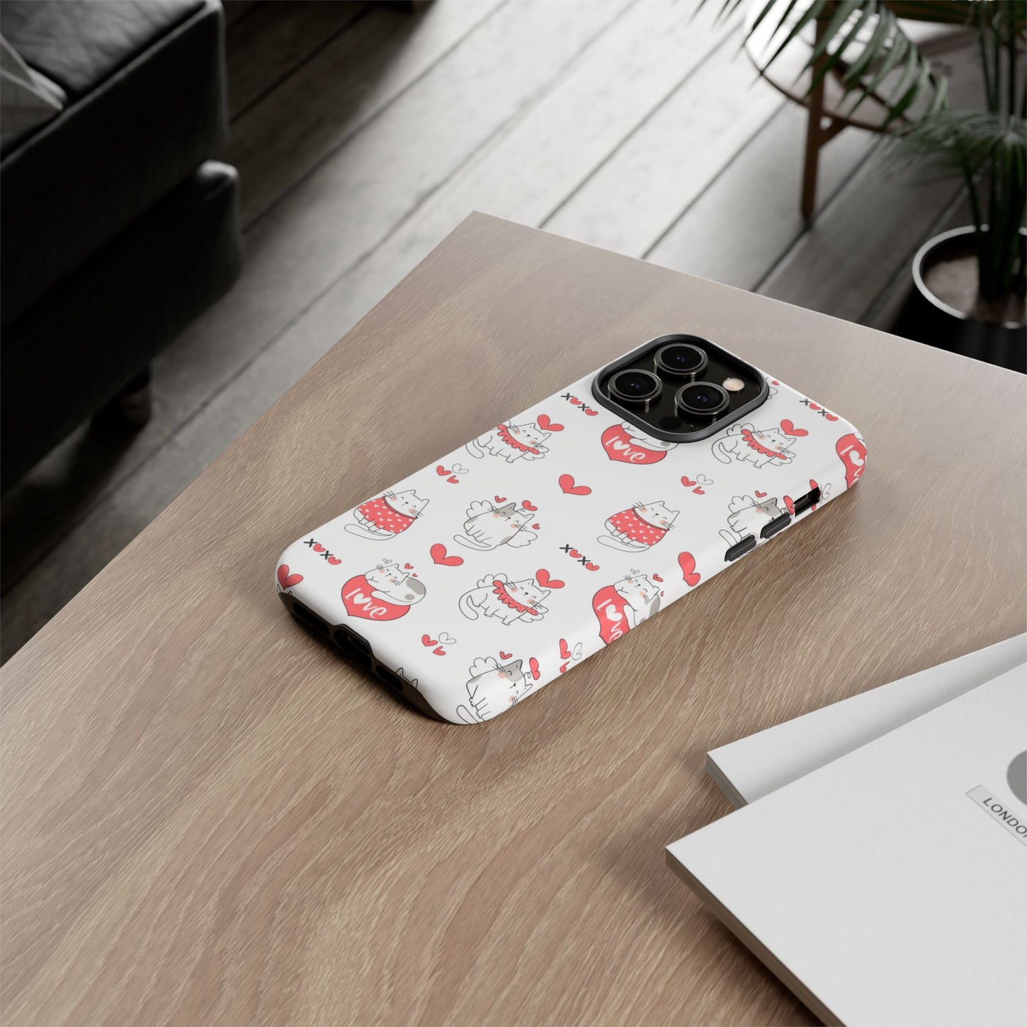 Durable Tough Phone Case, Trendy Glossy Cover, Stylish Cute Design, Perfect for Smartphone Protection