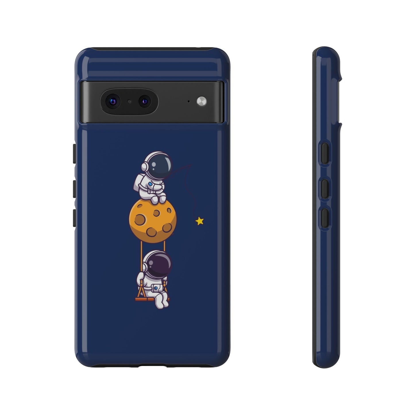 Astronaut Adventure Phone Case - Galaxy Design with Space Explorers