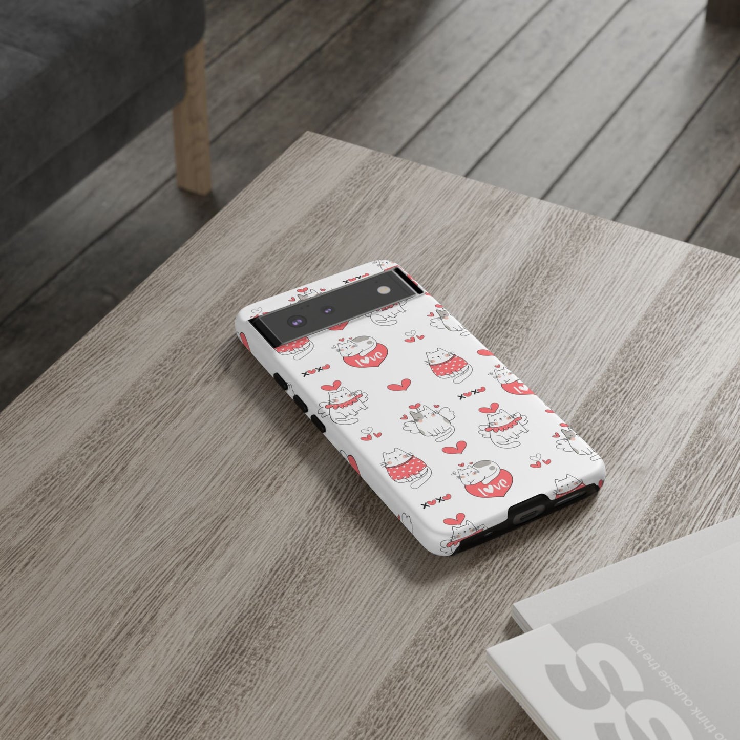 Durable Tough Phone Case, Trendy Glossy Cover, Stylish Cute Design, Perfect for Smartphone Protection