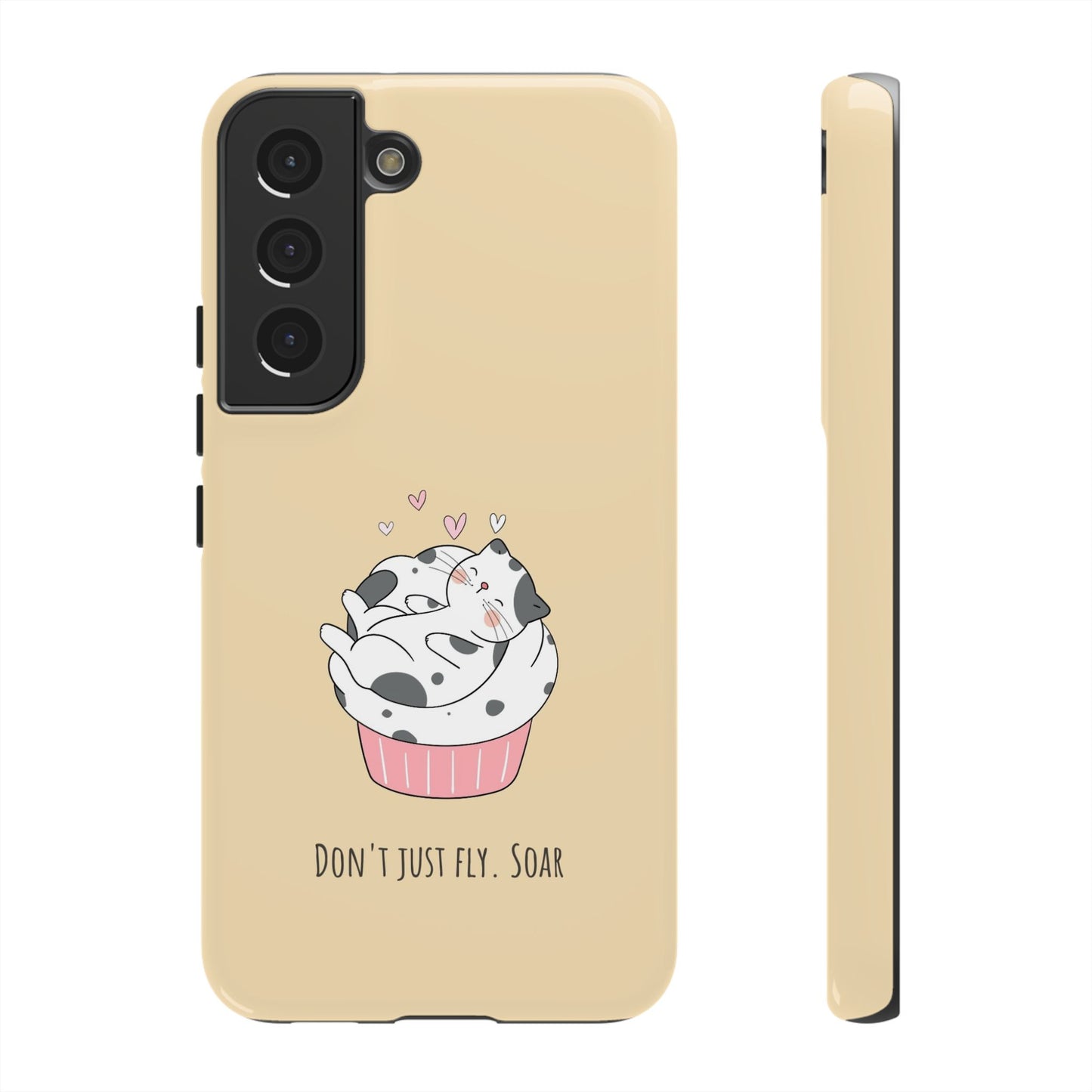 Tough Phone Case, Glossy Cute Design, Durable and Stylish, Trendy Smartphone Cover for Daily Use