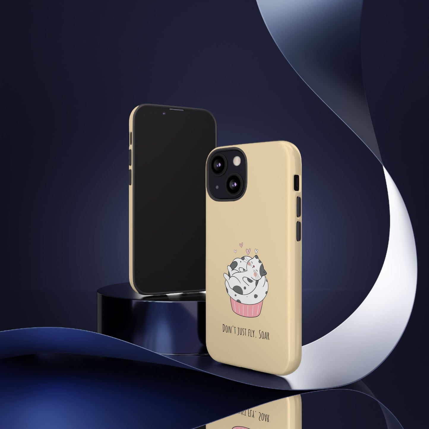 Tough Phone Case, Glossy Cute Design, Durable and Stylish, Trendy Smartphone Cover for Daily Use