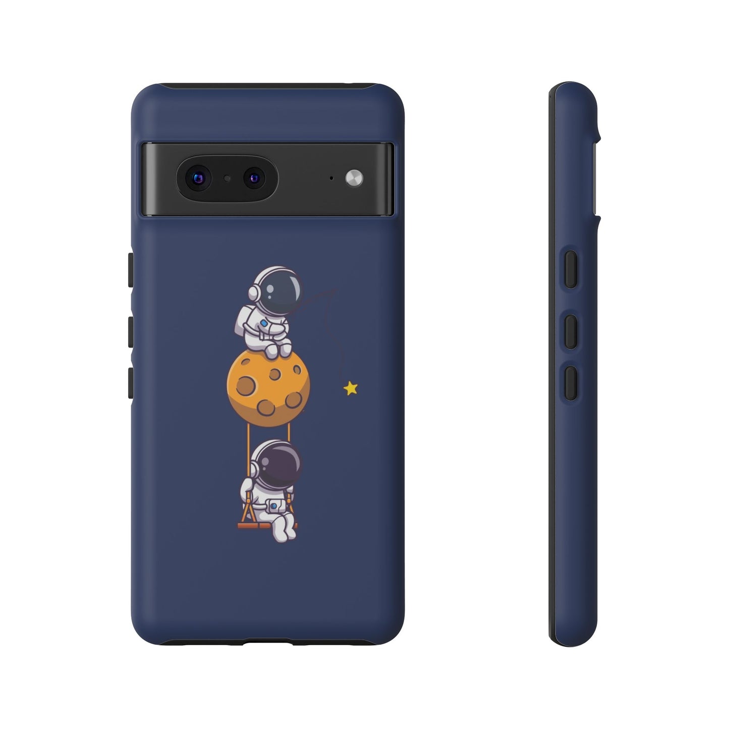 Astronaut Adventure Phone Case - Galaxy Design with Space Explorers