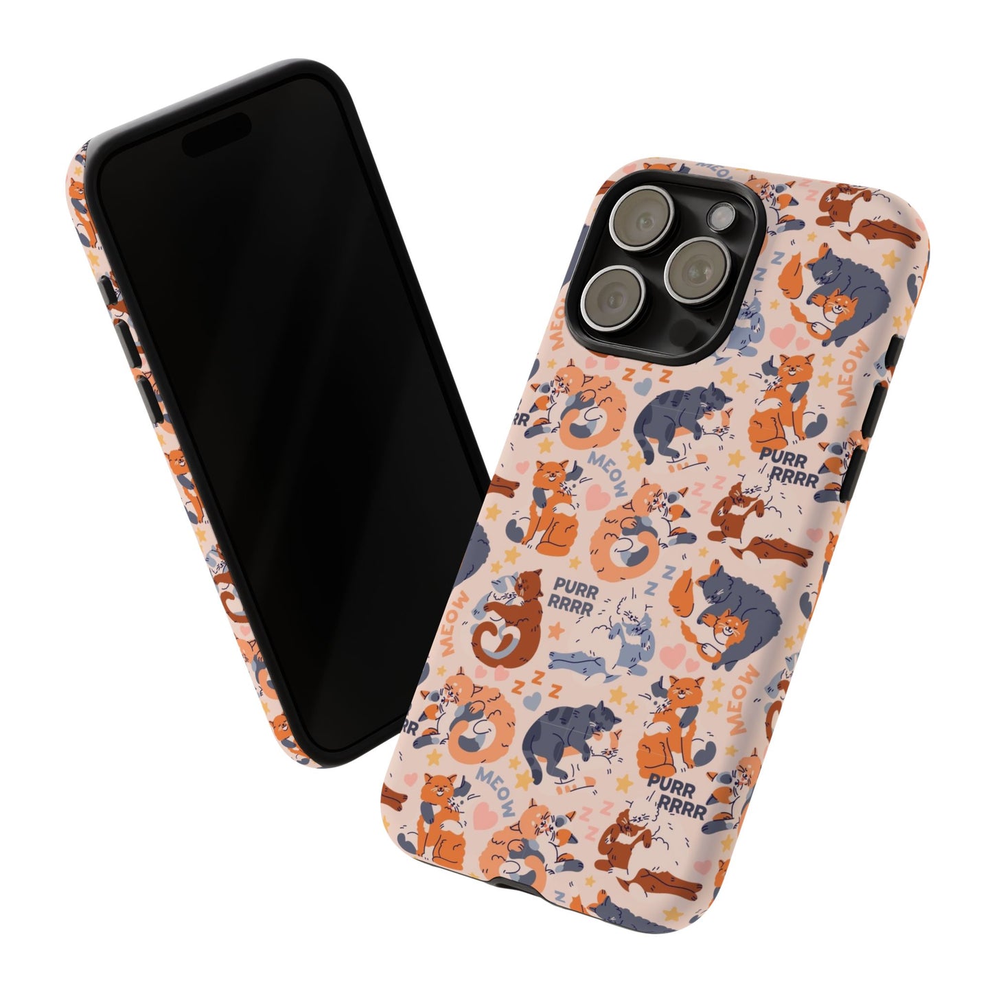 Durable Tough Phone Case, Trendy Cute Glossy Design, Stylish Smartphone Protection for Everyday Use