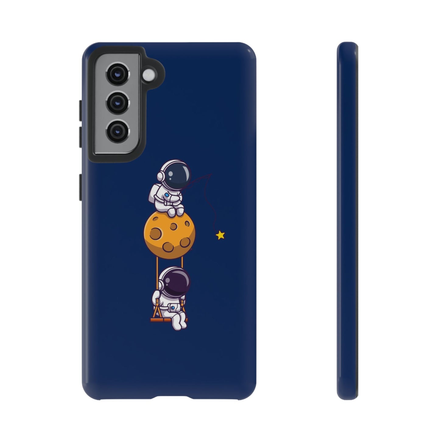 Astronaut Adventure Phone Case - Galaxy Design with Space Explorers