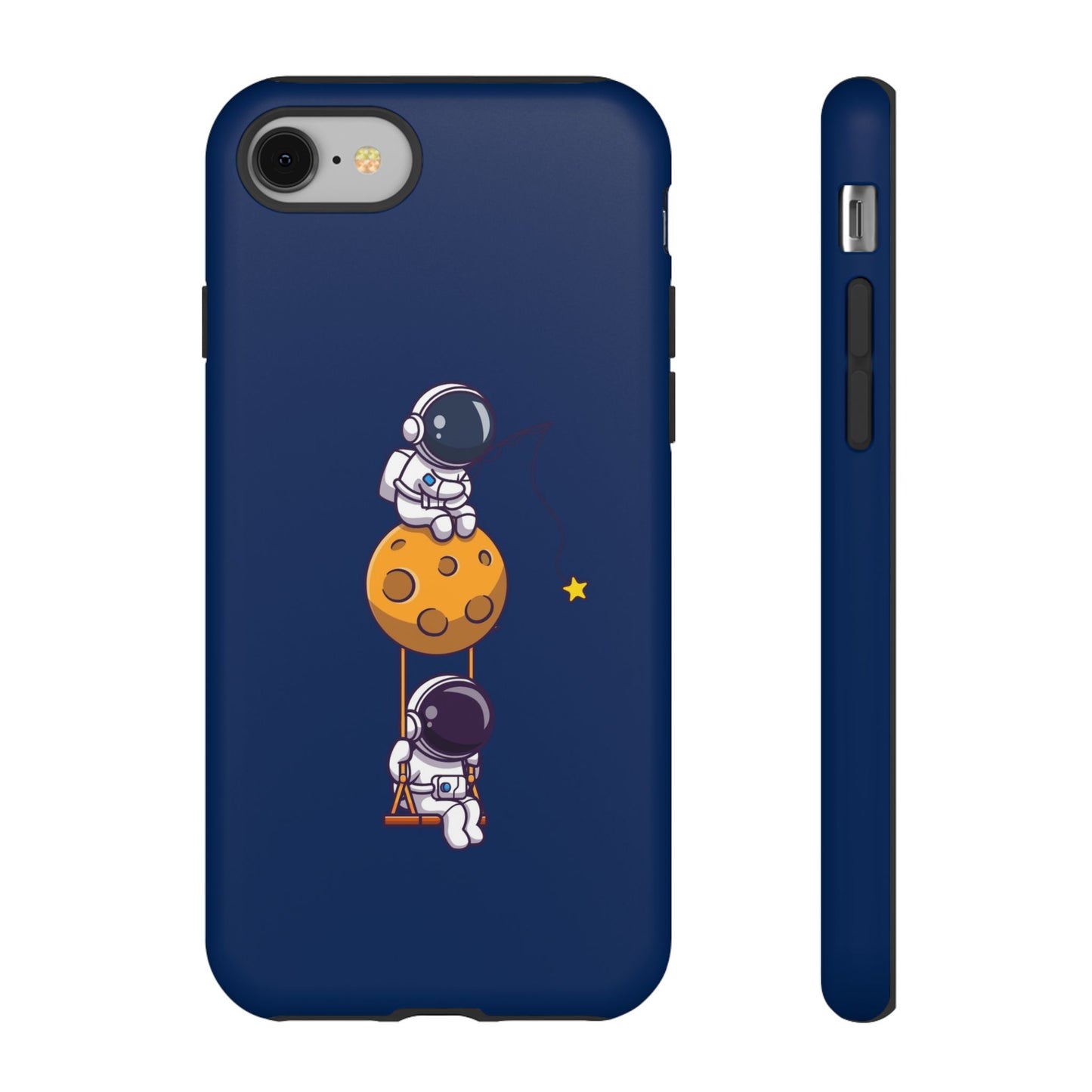 Astronaut Adventure Phone Case - Galaxy Design with Space Explorers