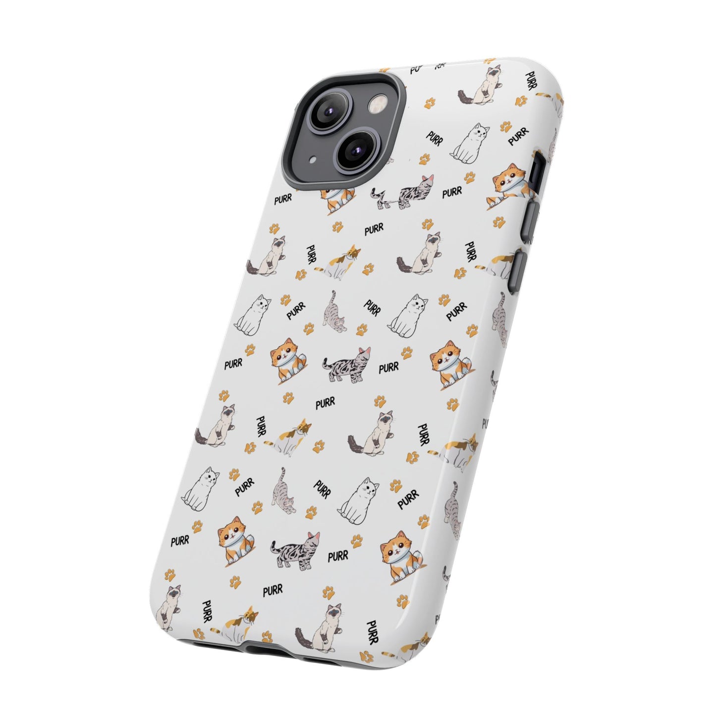 Tough Phone Case, Glossy Finish, Trendy and Cute, Durable Smartphone Protection for Daily Us