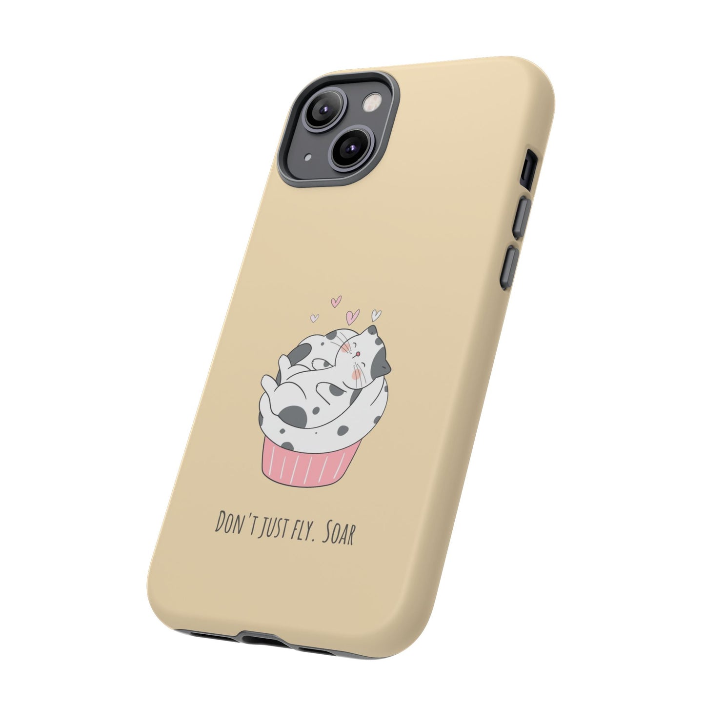 Tough Phone Case, Glossy Cute Design, Durable and Stylish, Trendy Smartphone Cover for Daily Use