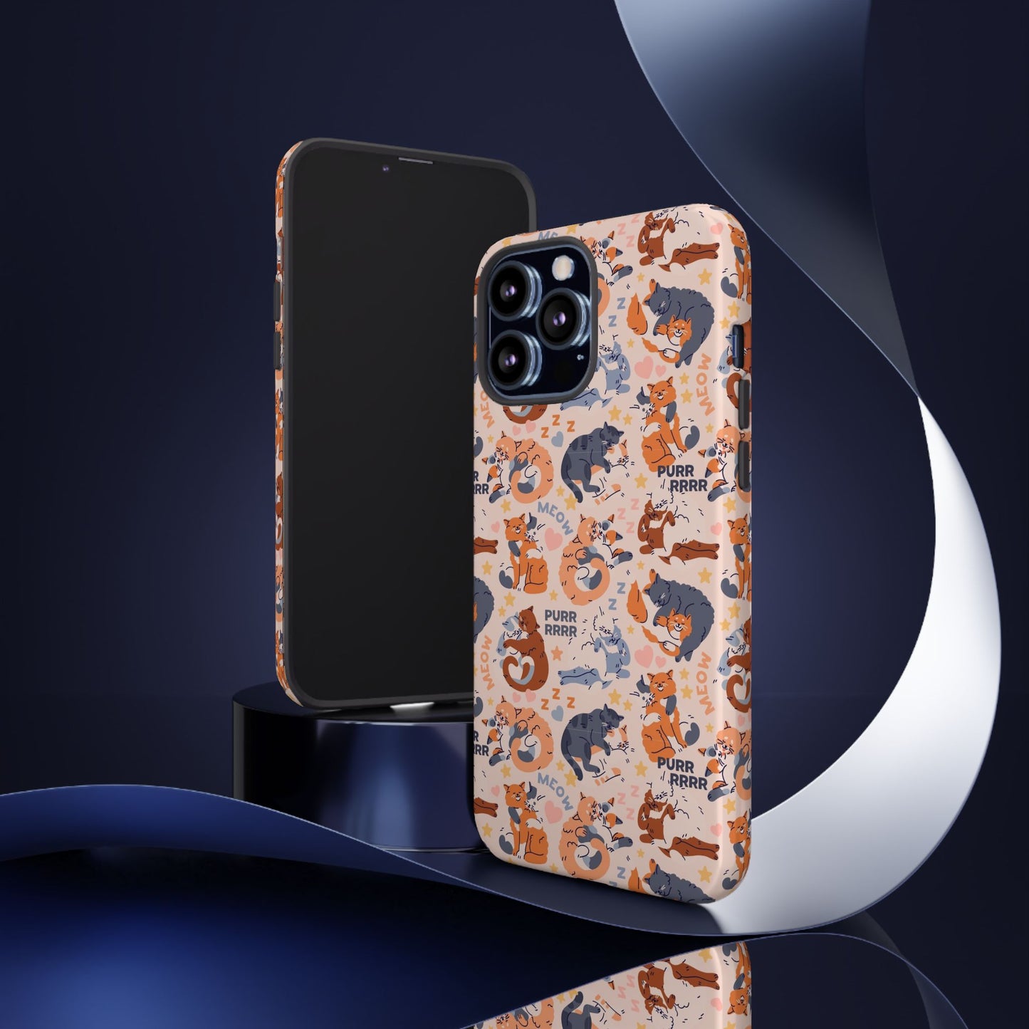 Durable Tough Phone Case, Trendy Cute Glossy Design, Stylish Smartphone Protection for Everyday Use