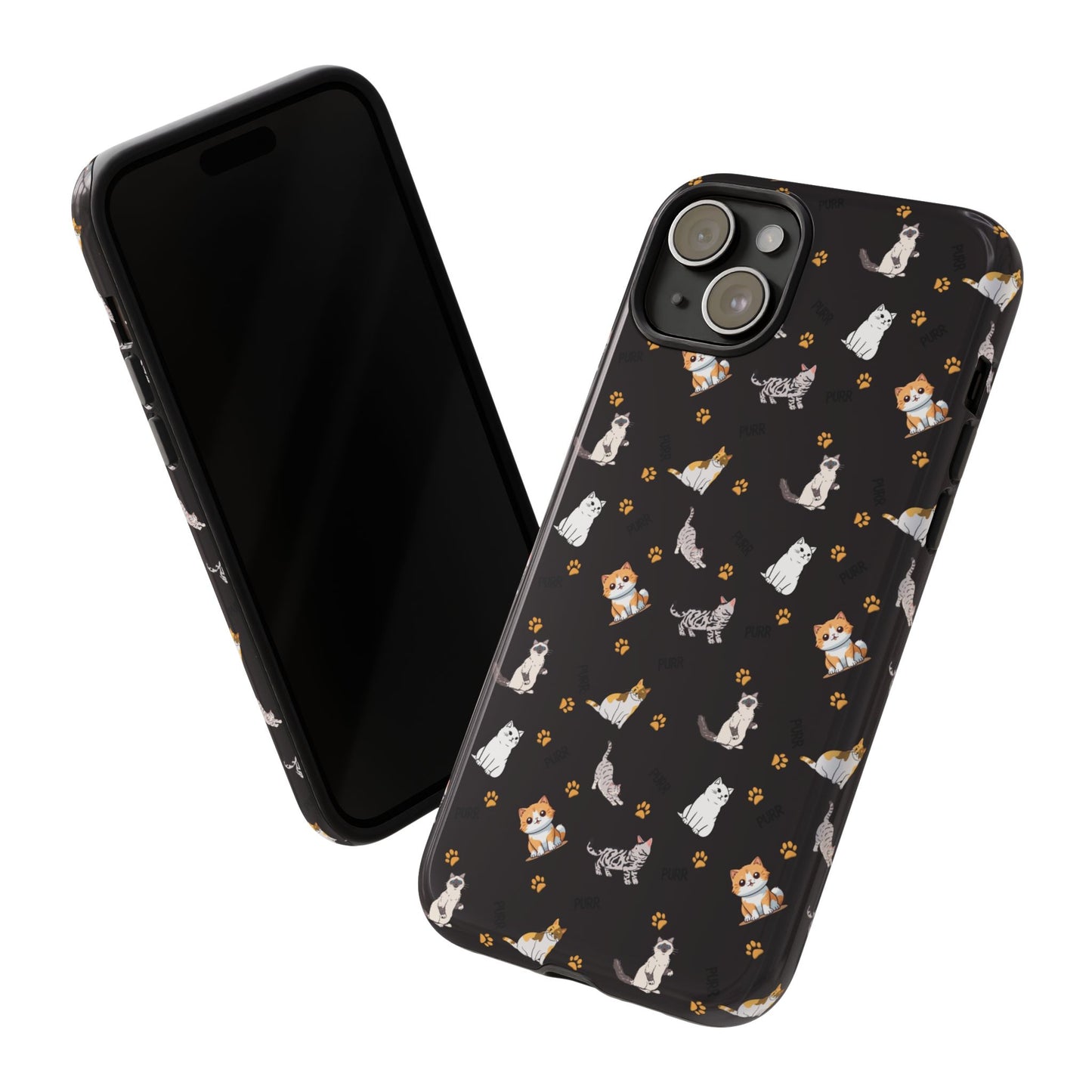 Durable Tough Phone Case, Stylish Glossy Finish, Trendy Cute Design, Everyday Protection for Smartphones