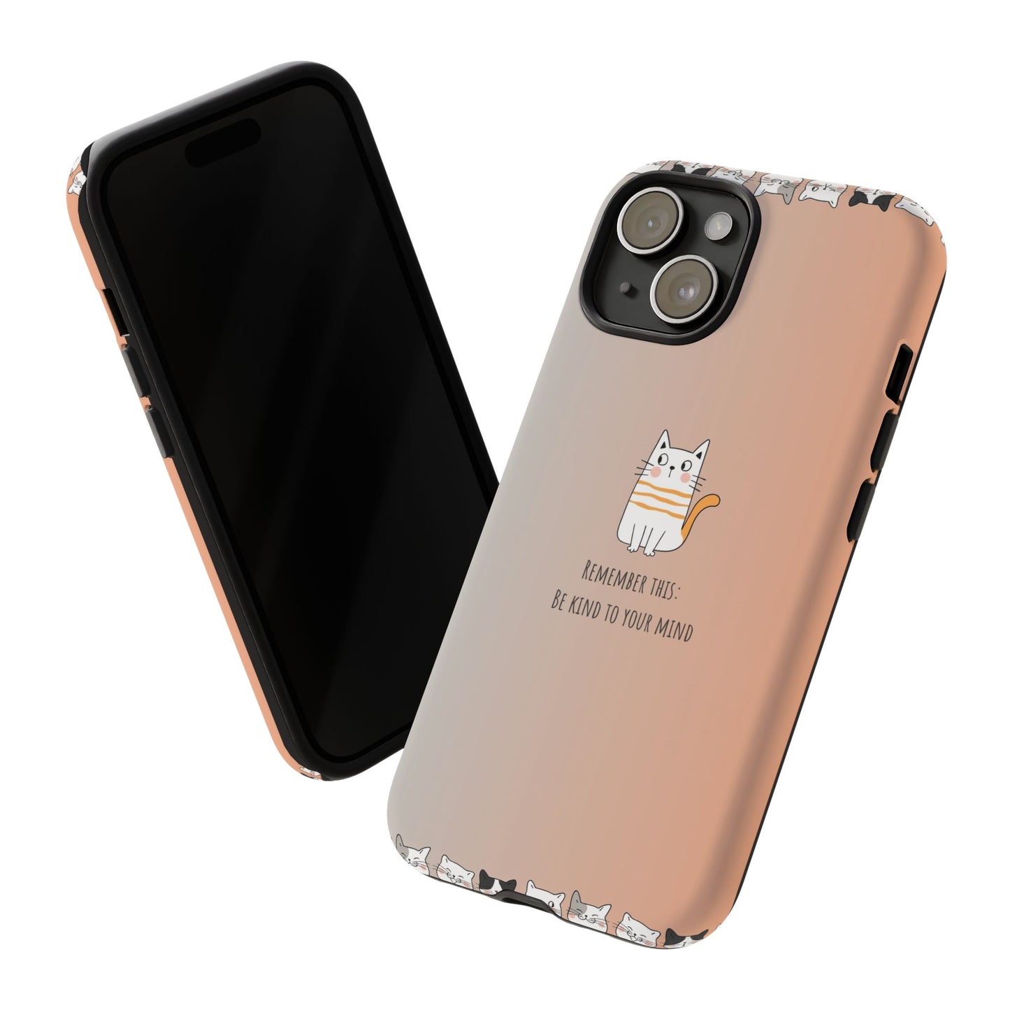 Durable Tough Phone Case, Cute Stylish Design, Glossy Trendy Cover for Smartphone Protection