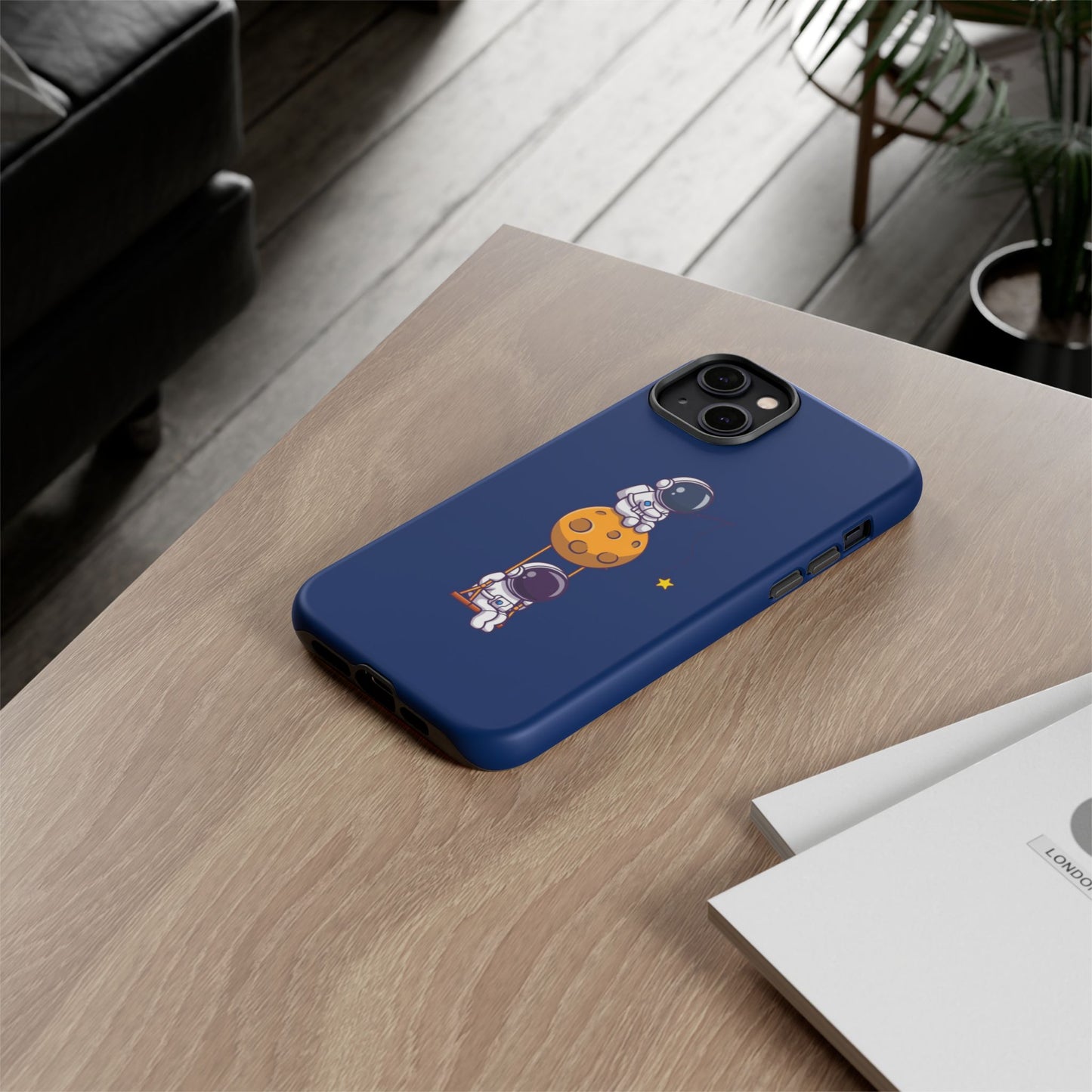 Astronaut Adventure Phone Case - Galaxy Design with Space Explorers