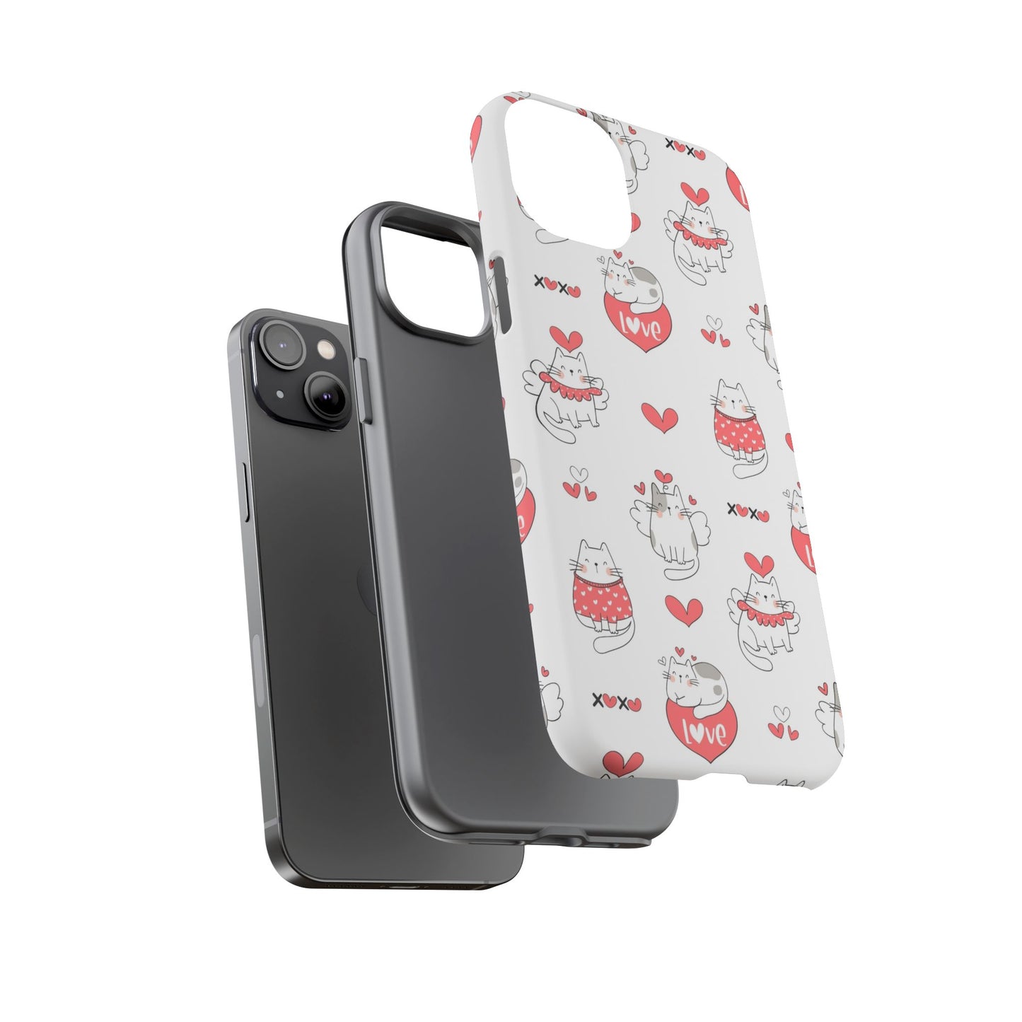 Durable Tough Phone Case, Trendy Glossy Cover, Stylish Cute Design, Perfect for Smartphone Protection