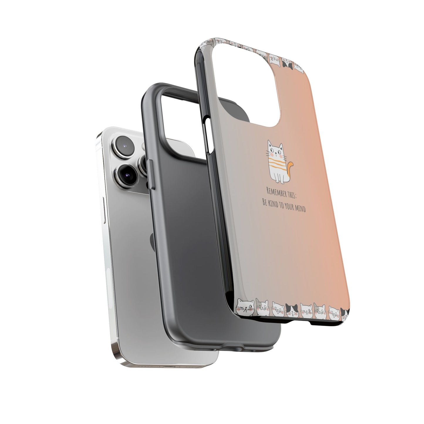 Durable Tough Phone Case, Cute Stylish Design, Glossy Trendy Cover for Smartphone Protection