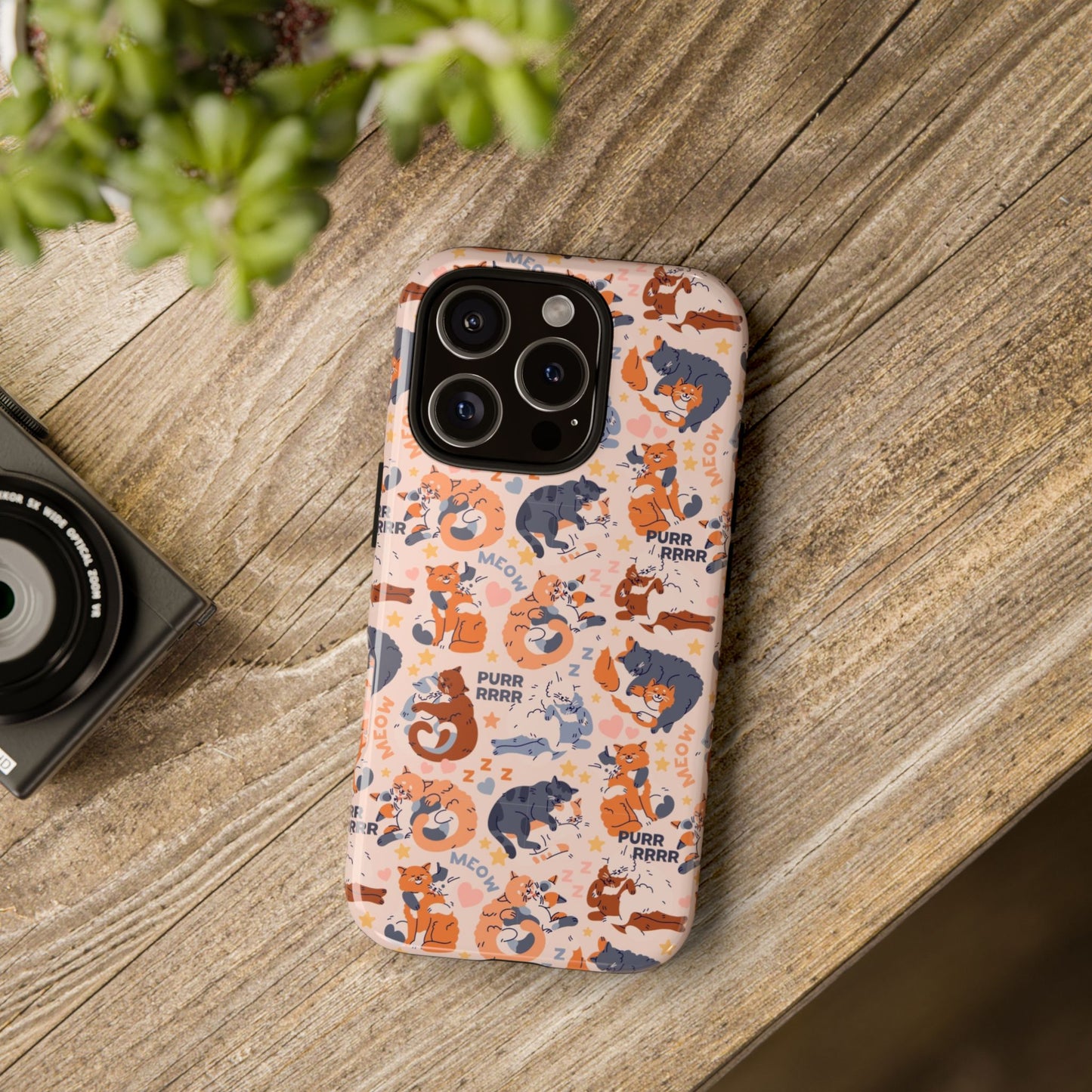 Durable Tough Phone Case, Trendy Cute Glossy Design, Stylish Smartphone Protection for Everyday Use