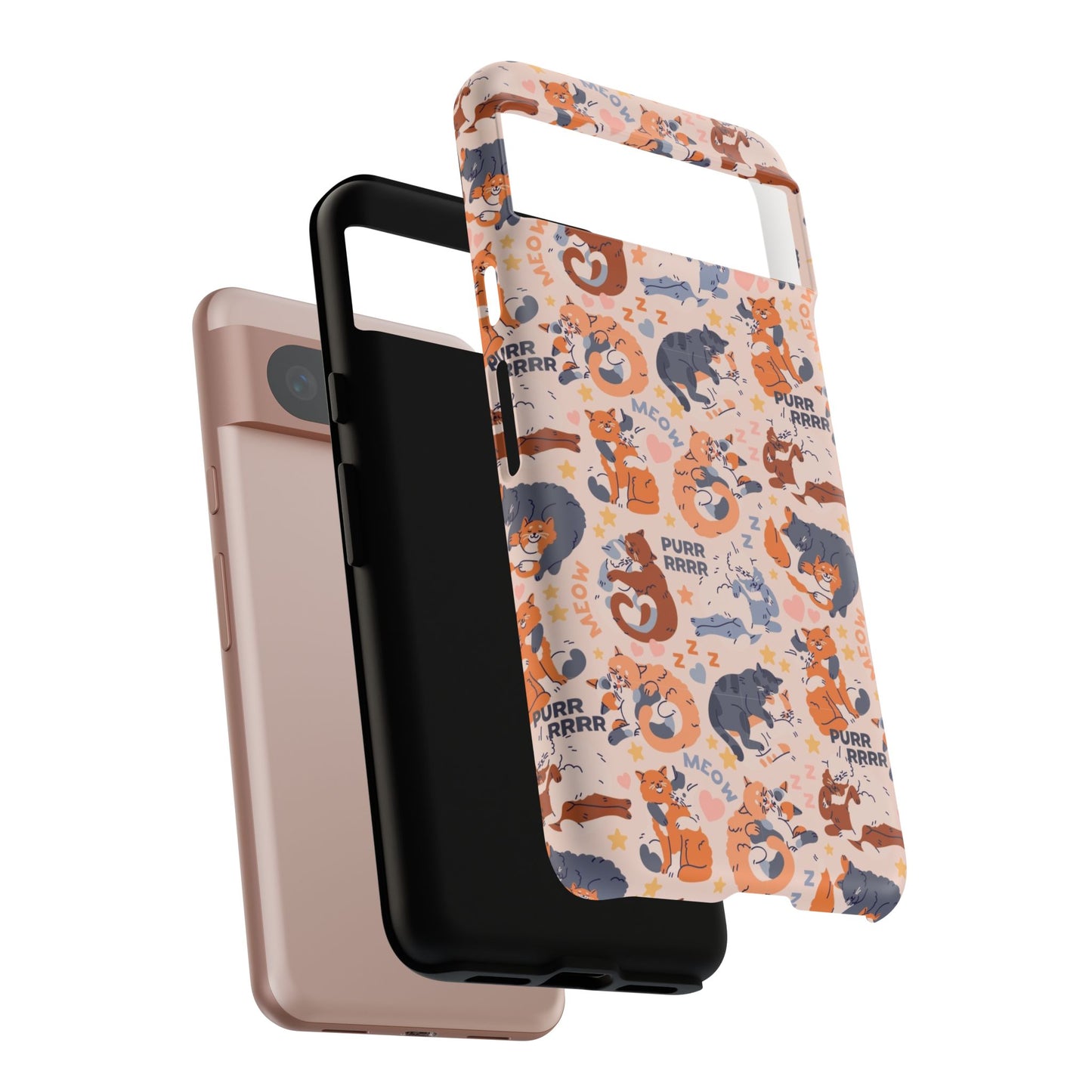 Durable Tough Phone Case, Trendy Cute Glossy Design, Stylish Smartphone Protection for Everyday Use