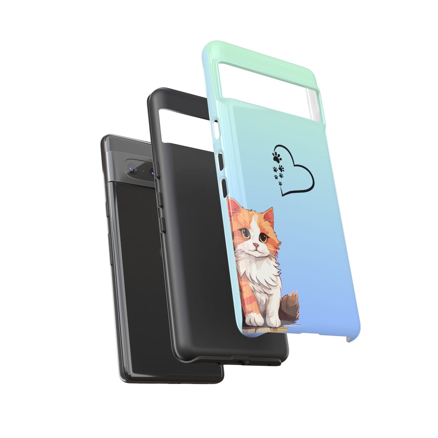 Trendy Tough Phone Case, Glossy Finish, Durable and Stylish, Cute Design for Smartphone Protection