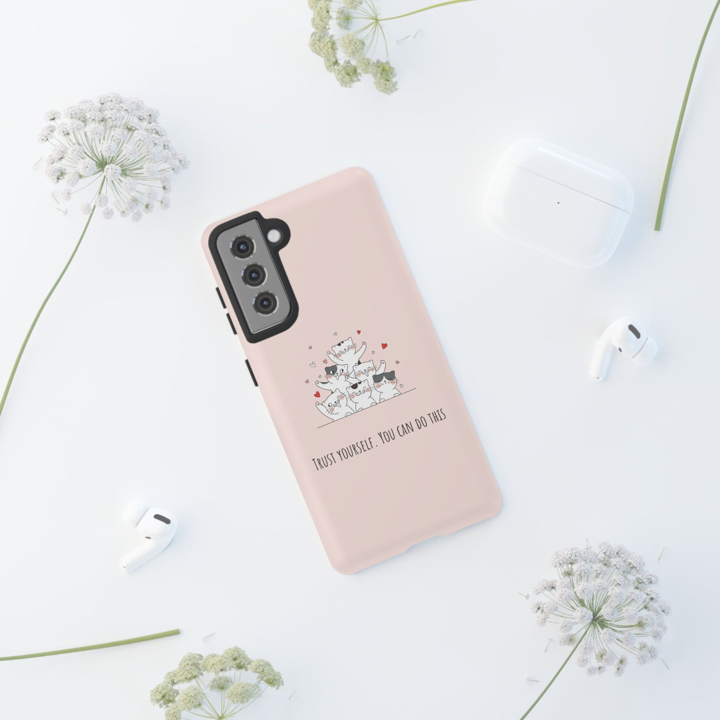 Tough Phone Case, Stylish Glossy Finish, Durable Design, Cute and Trendy Cover for Smartphones