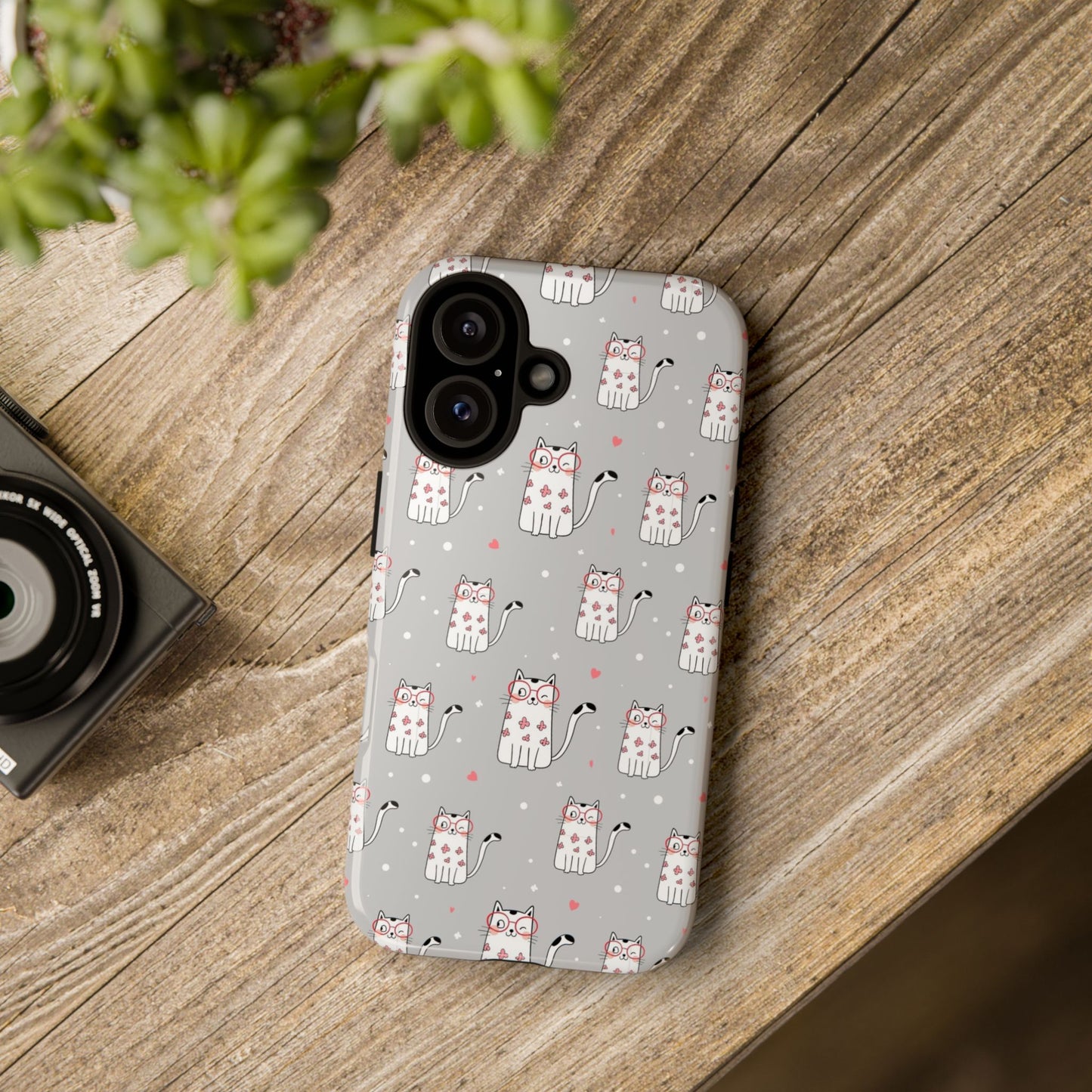 Durable Tough Phone Case, Stylish Glossy Cover, Trendy Cute Design, Perfect for Smartphone Use