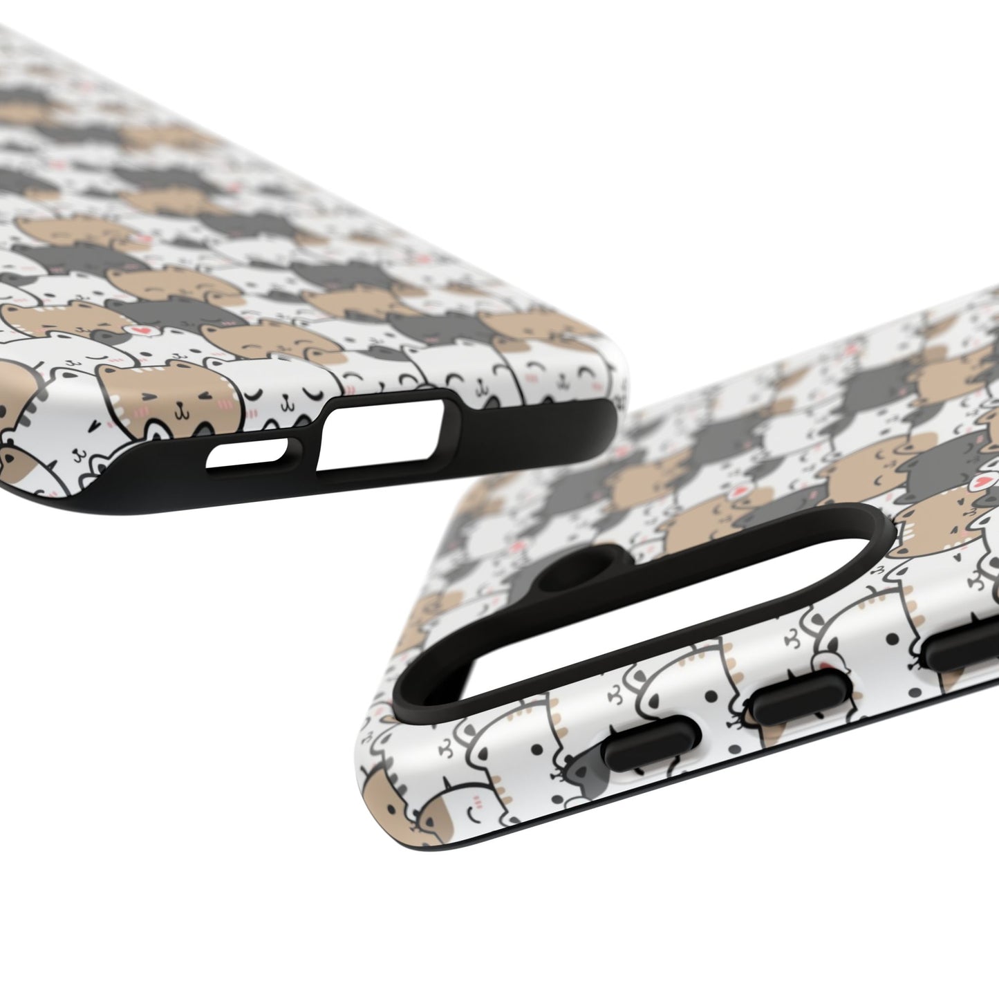 Tough Phone Case, Glossy Cute Finish, Durable and Stylish Design, Trendy Smartphone Protection