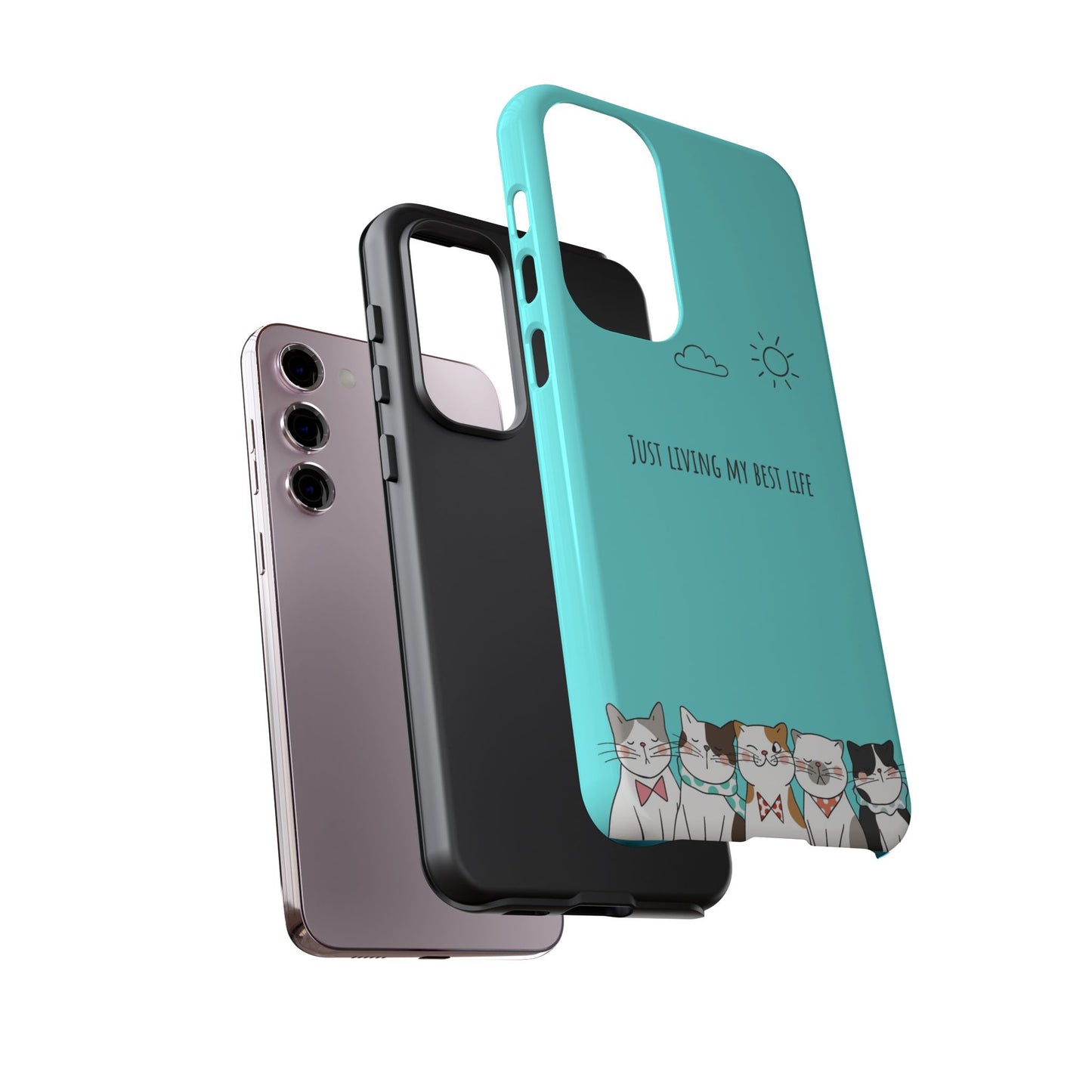 Durable Tough Phone Case, Stylish Trendy Glossy Finish, Cute Design for Smartphone Protection