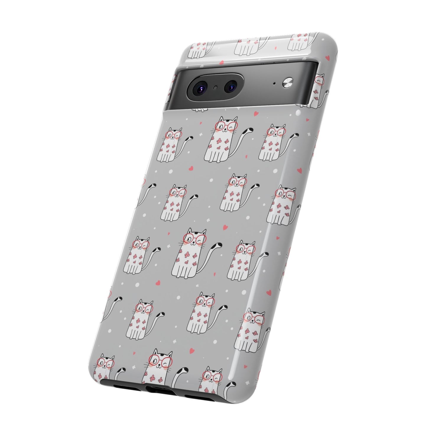 Durable Tough Phone Case, Stylish Glossy Cover, Trendy Cute Design, Perfect for Smartphone Use