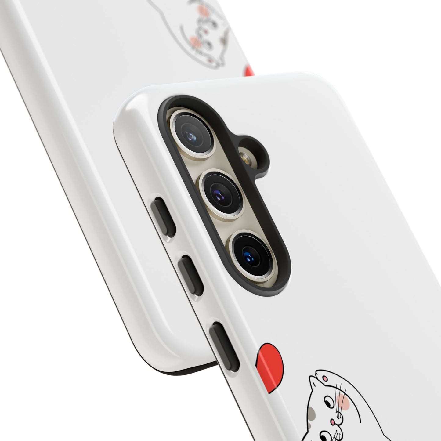 Tough Phone Case, Cute and Stylish Design, Durable Glossy Finish, Trendy Smartphone Protection for Daily Use